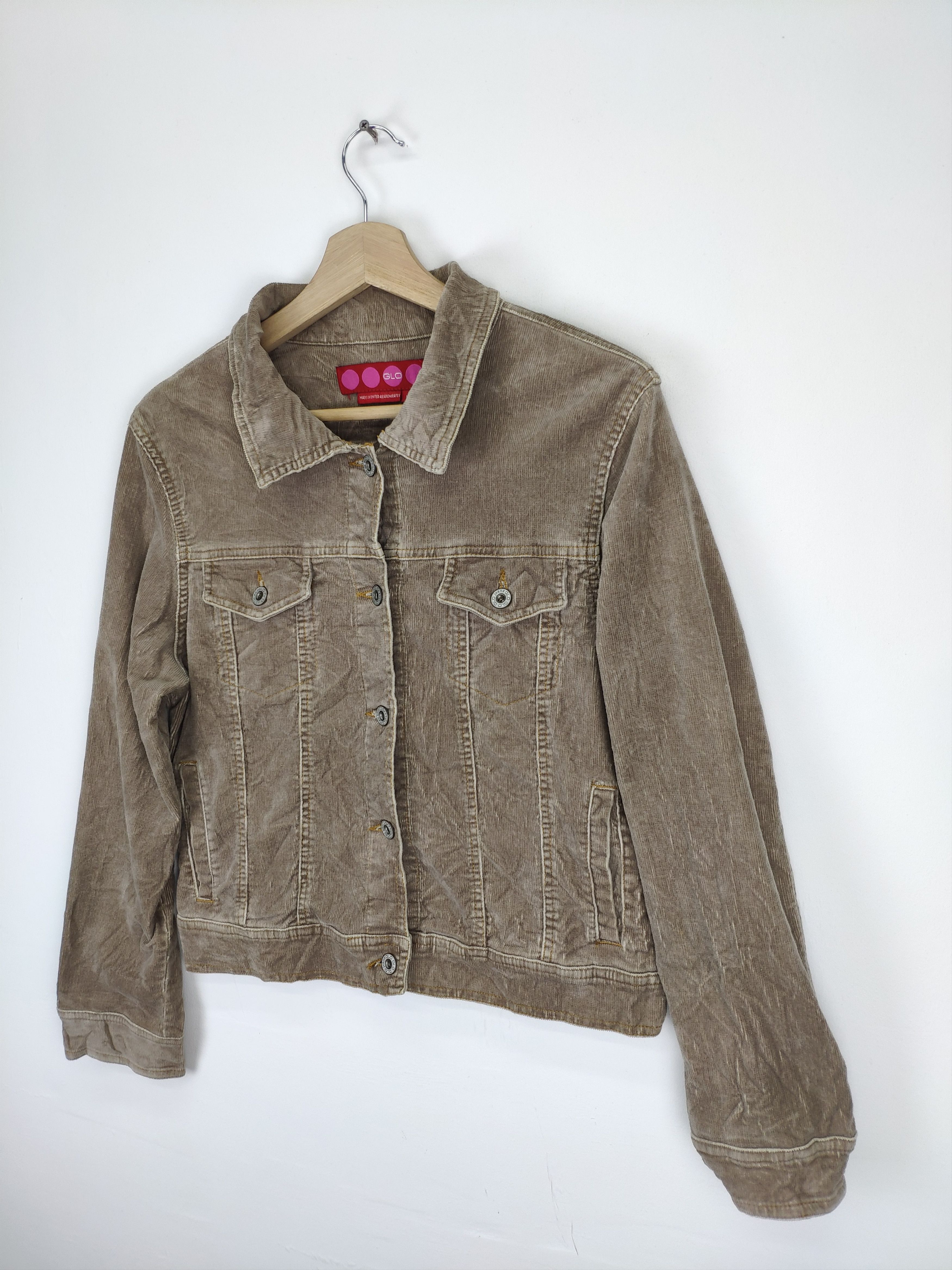 Vintage Vintage Corduroy Jacket Travis Style Size S / US 4 / IT 40 - 2 Thumbnail