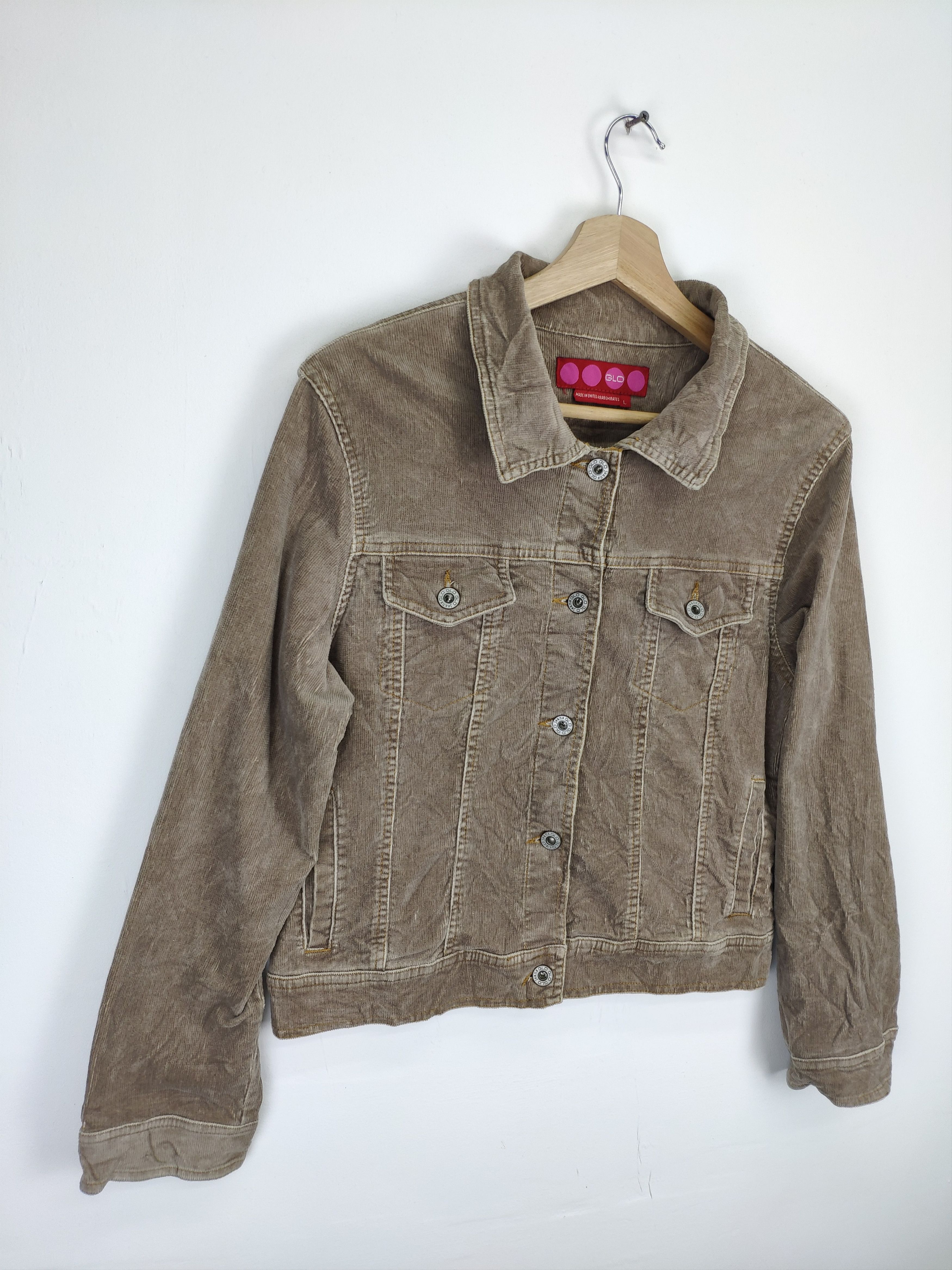 Vintage Vintage Corduroy Jacket Travis Style Size S / US 4 / IT 40 - 3 Thumbnail