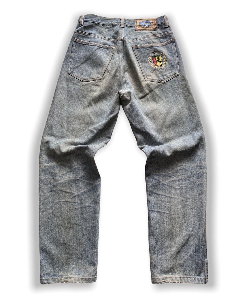 Ferrari × Vintage F1 RACING FERRARI MAGNETI MARELLI DENIM JEANS Size US 30 / EU 46 - 14 Thumbnail