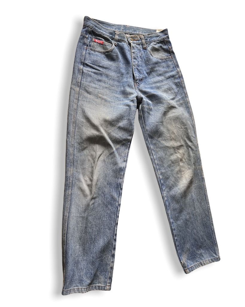 Ferrari × Vintage F1 RACING FERRARI MAGNETI MARELLI DENIM JEANS Size US 30 / EU 46 - 4 Thumbnail