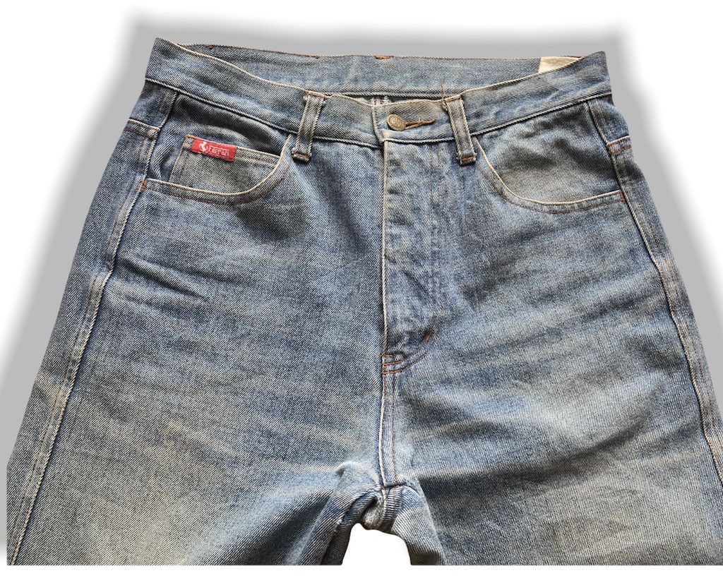 Ferrari × Vintage F1 RACING FERRARI MAGNETI MARELLI DENIM JEANS Size US 30 / EU 46 - 6 Thumbnail