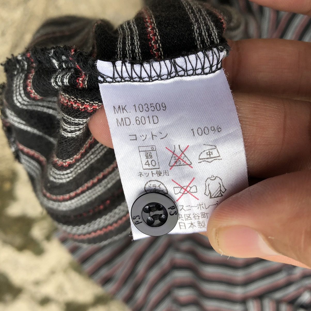 Designer × Paul Smith × Vintage Rare Vintage Paul Smith Single Pocket Stripes Polo Shirts Size US S / EU 44-46 / 1 - 6 Thumbnail