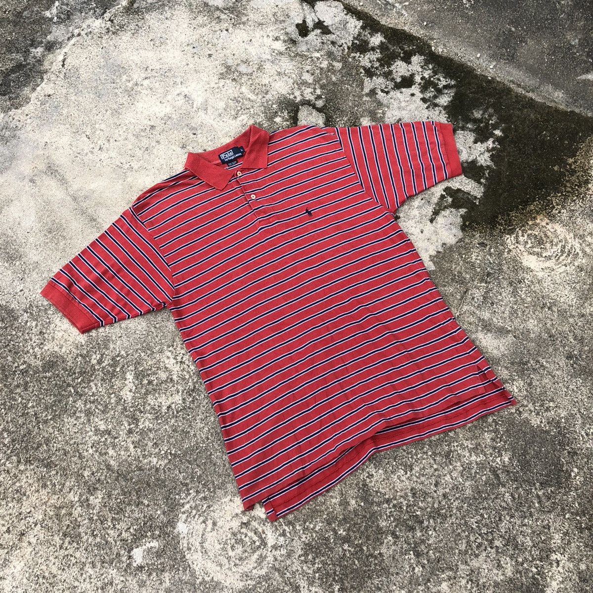 Rare Vintage Polo Ralph Lauren Classic Stripes Polo Shirts