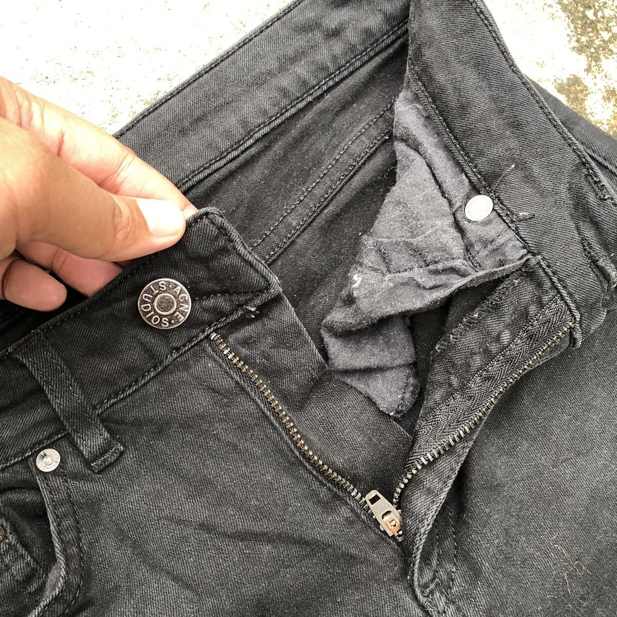 Acne Studios × Japanese Brand × Vintage Rare Vintage ACNE STUDIOS Women Skinny Slim Fit Jeans Size 26" / US 2 / IT 38 - 9 Thumbnail