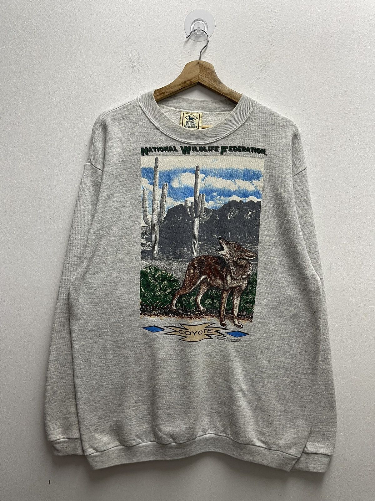 Vintage National Wildlife Federation COYOTE By Sun Sportwear