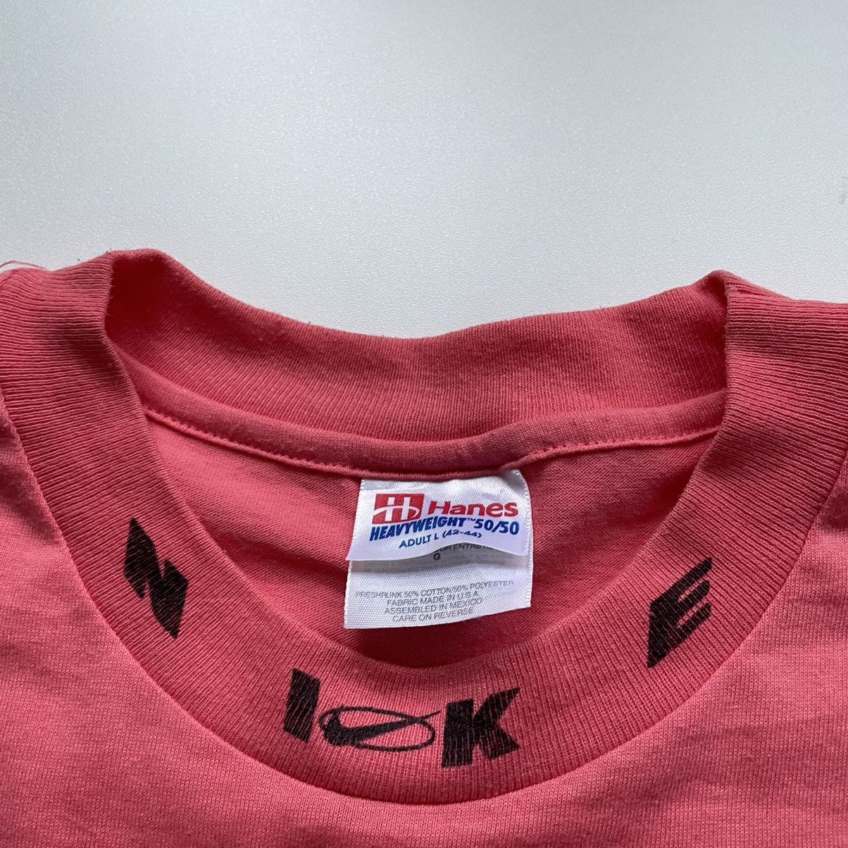 Nike Vintage 90s Nike Air Swoosh Bootleg T Shirt Large Rare Size US L / EU 52-54 / 3 - 3 Thumbnail