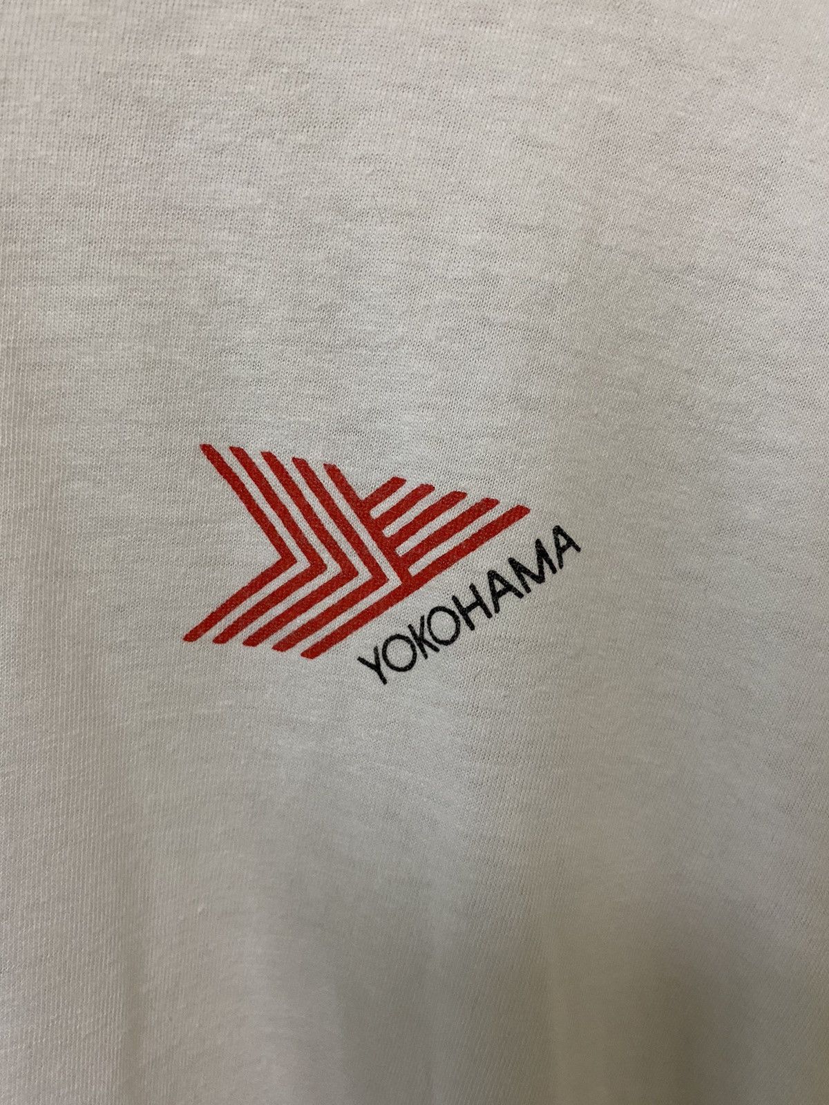 Japanese Brand Vintage Yokohama Racing Motorsport T-Shirt Size US L / EU 52-54 / 3 - 3 Thumbnail