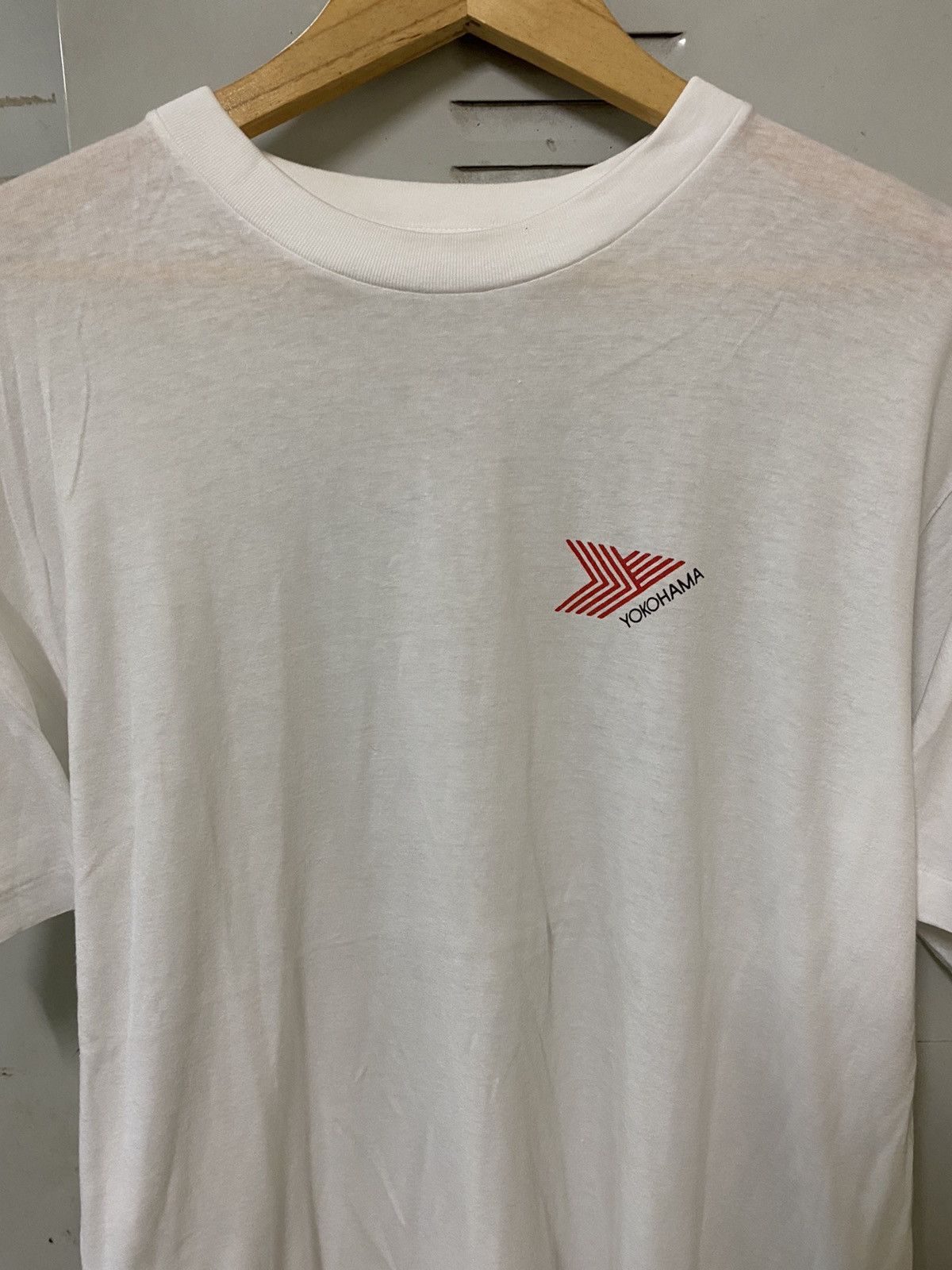 Japanese Brand Vintage Yokohama Racing Motorsport T-Shirt Size US L / EU 52-54 / 3 - 2 Thumbnail