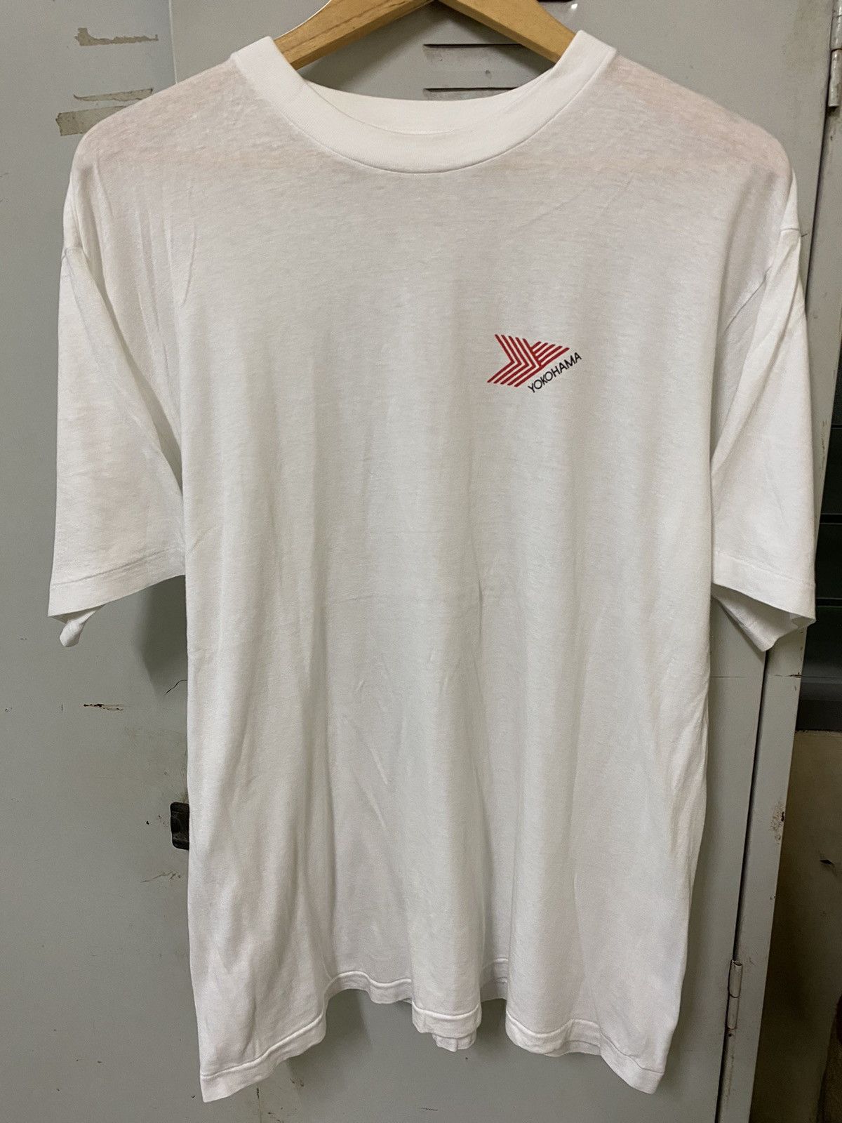 Japanese Brand Vintage Yokohama Racing Motorsport T-Shirt Size US L / EU 52-54 / 3 - 1 Thumbnail