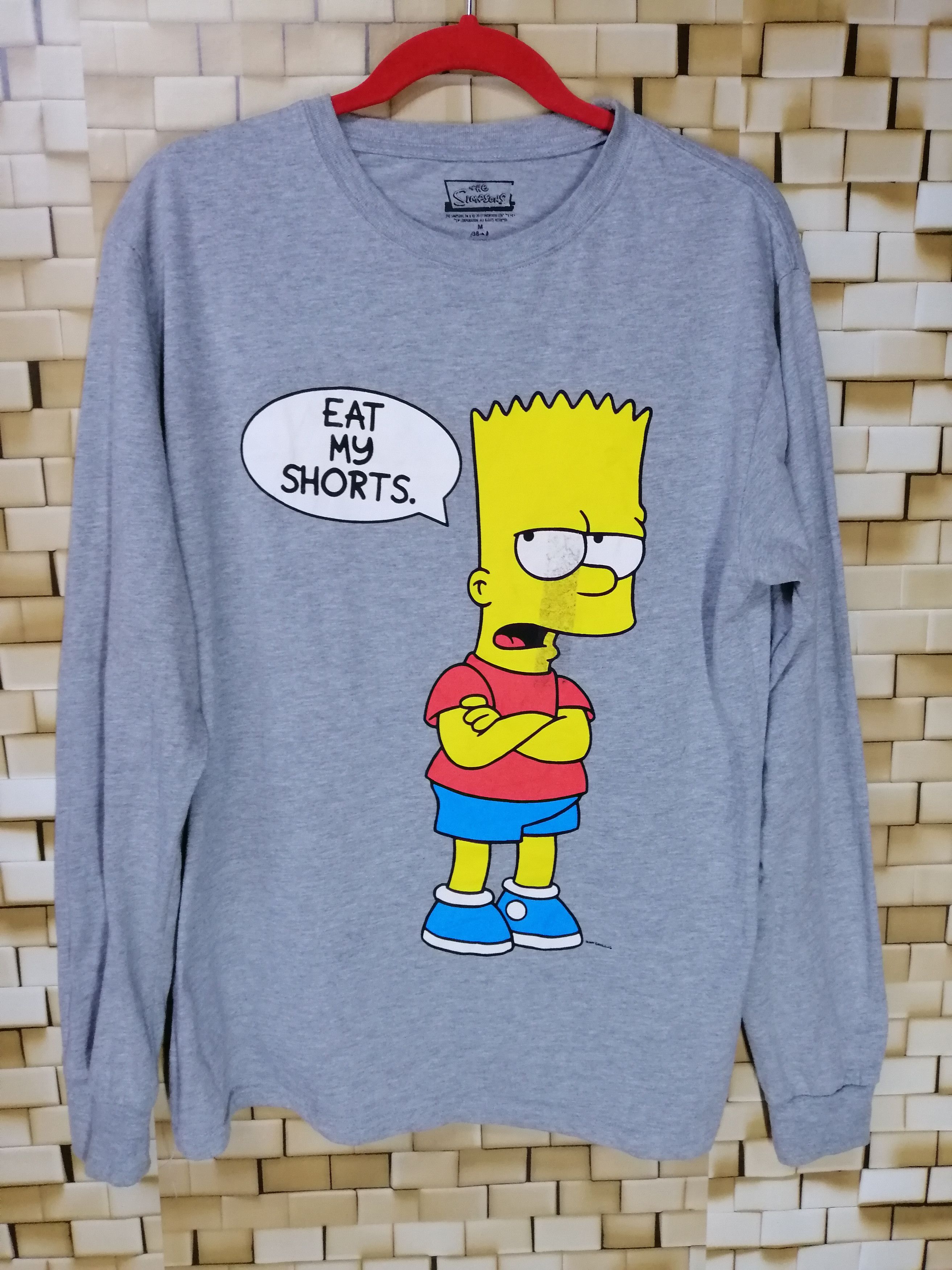 Cartoon Network × The Simpsons Simpsons Bart Long Sleeve Size US M / EU 48-50 / 2 - 1 Thumbnail
