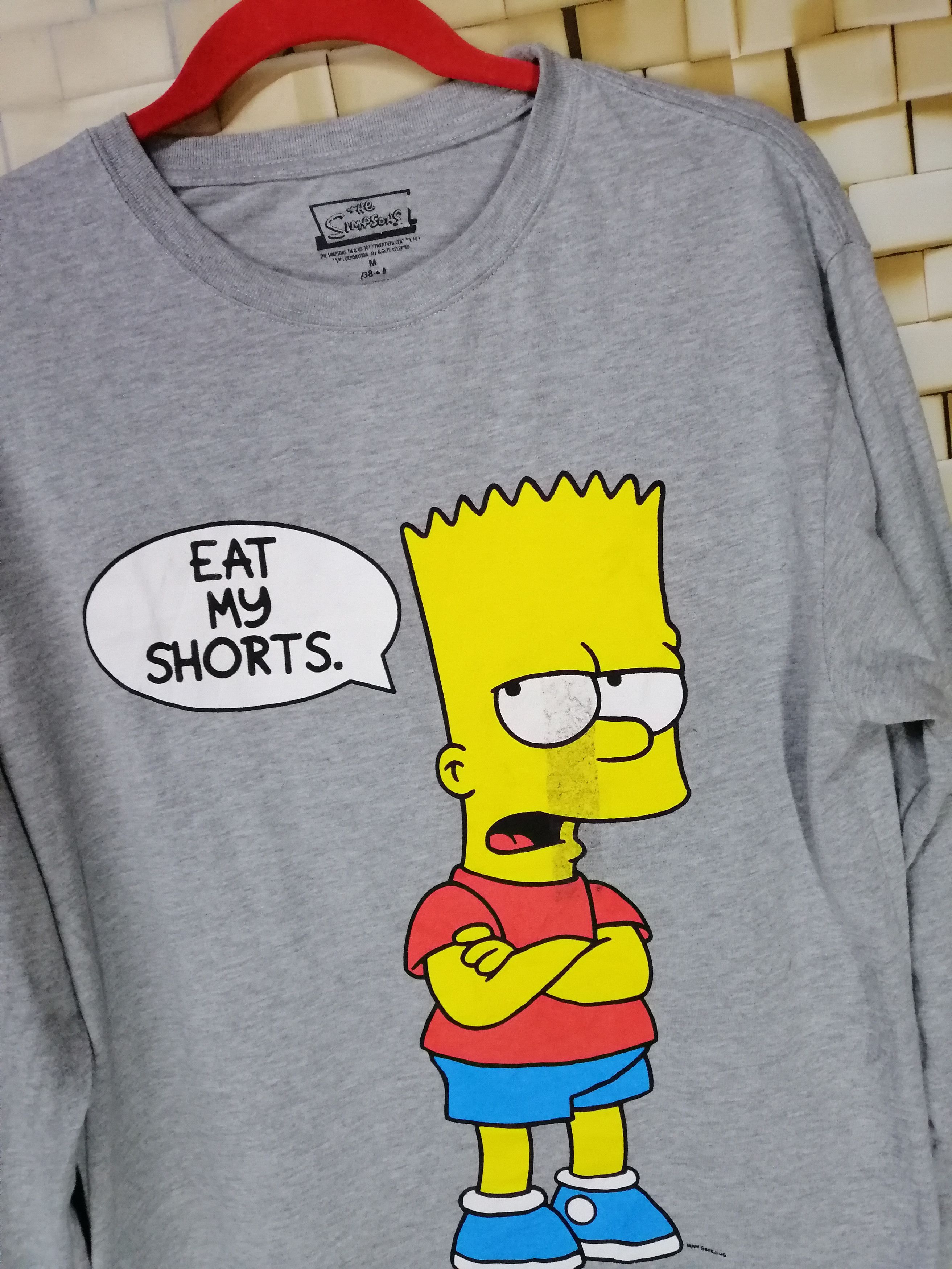 Cartoon Network × The Simpsons Simpsons Bart Long Sleeve Size US M / EU 48-50 / 2 - 2 Thumbnail
