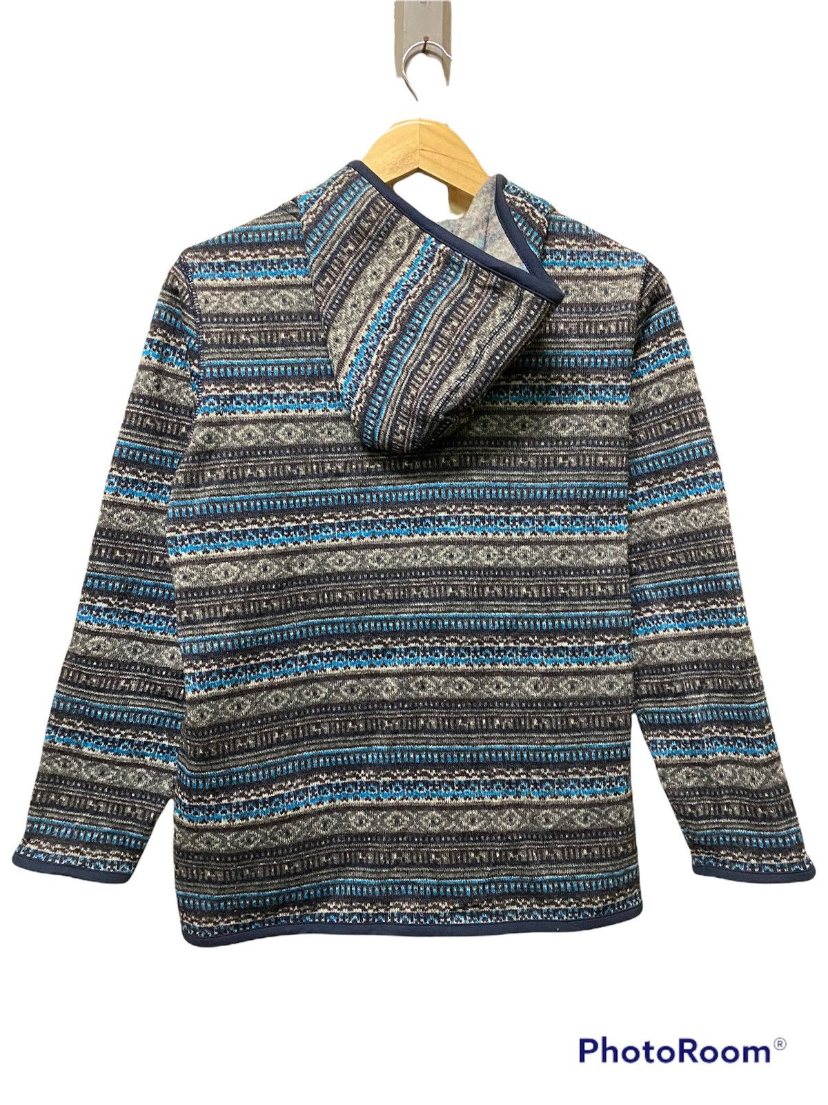 Japanese Brand Zipper Knitwear Navajo Hoodie Associer Size US L / EU 52-54 / 3 - 3 Thumbnail