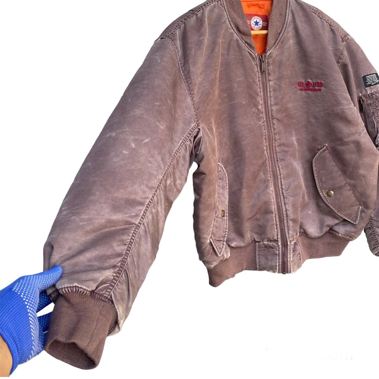 Vintage RARE Vintage Converse bomber jacket sun faded Size US M / EU 48-50 / 2 - 6 Thumbnail