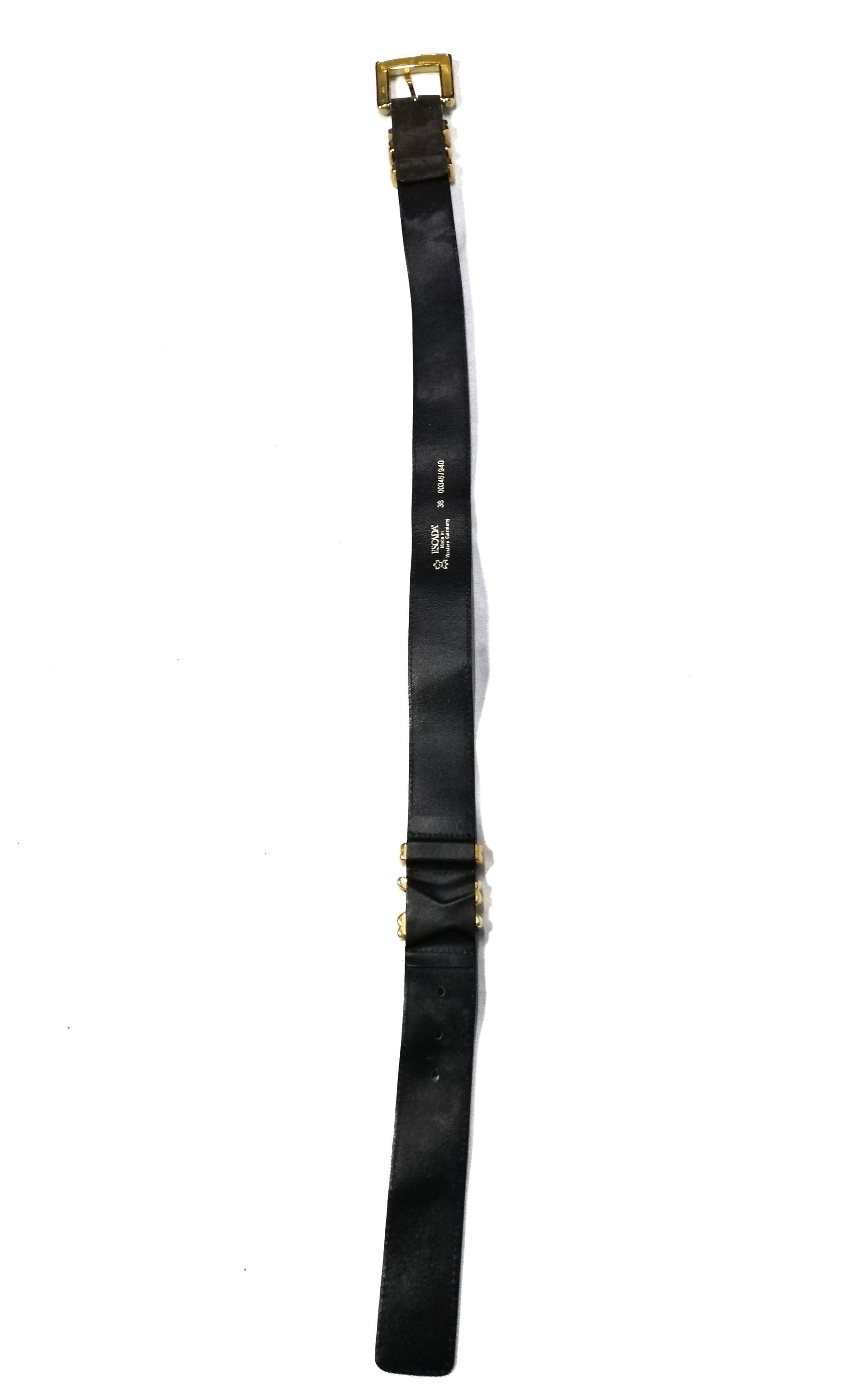 Escada Escada Gold Buckle Two Tone Genuine Leather/Bb Simon Size ONE SIZE - 5 Thumbnail