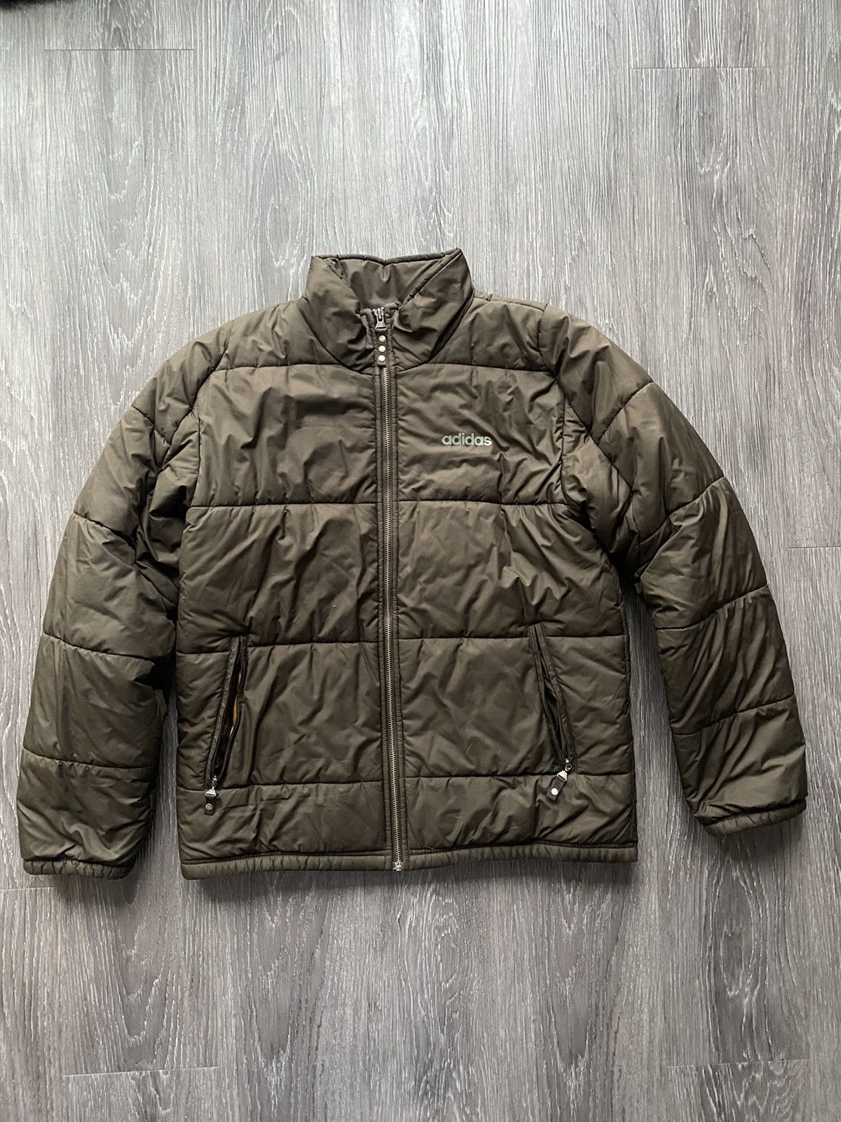 Adidas Adidas Puffer Jacket Zip Size US M / EU 48-50 / 2 - 2 Thumbnail