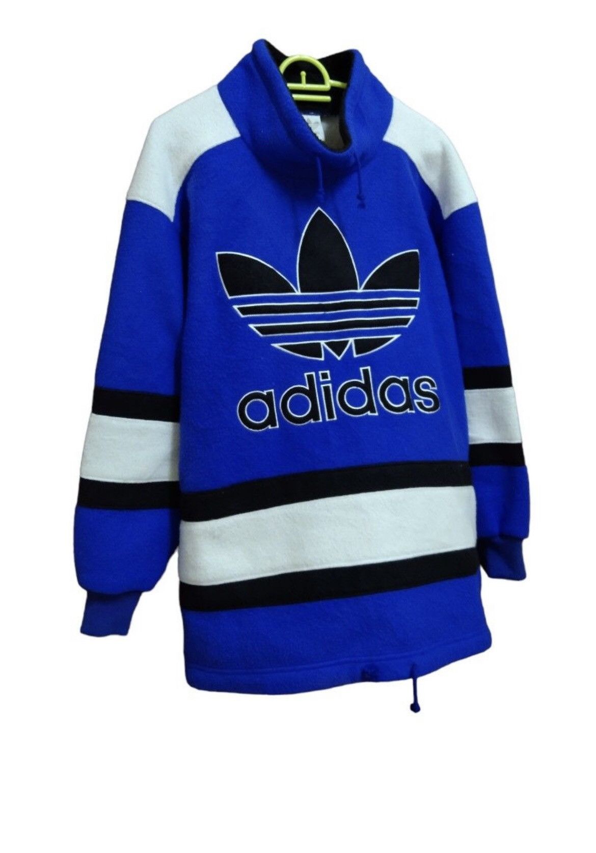 Vintage Vintage 90s Adidas Spell Out Sweatshirt Size US L / EU 52-54 / 3 - 1 Thumbnail