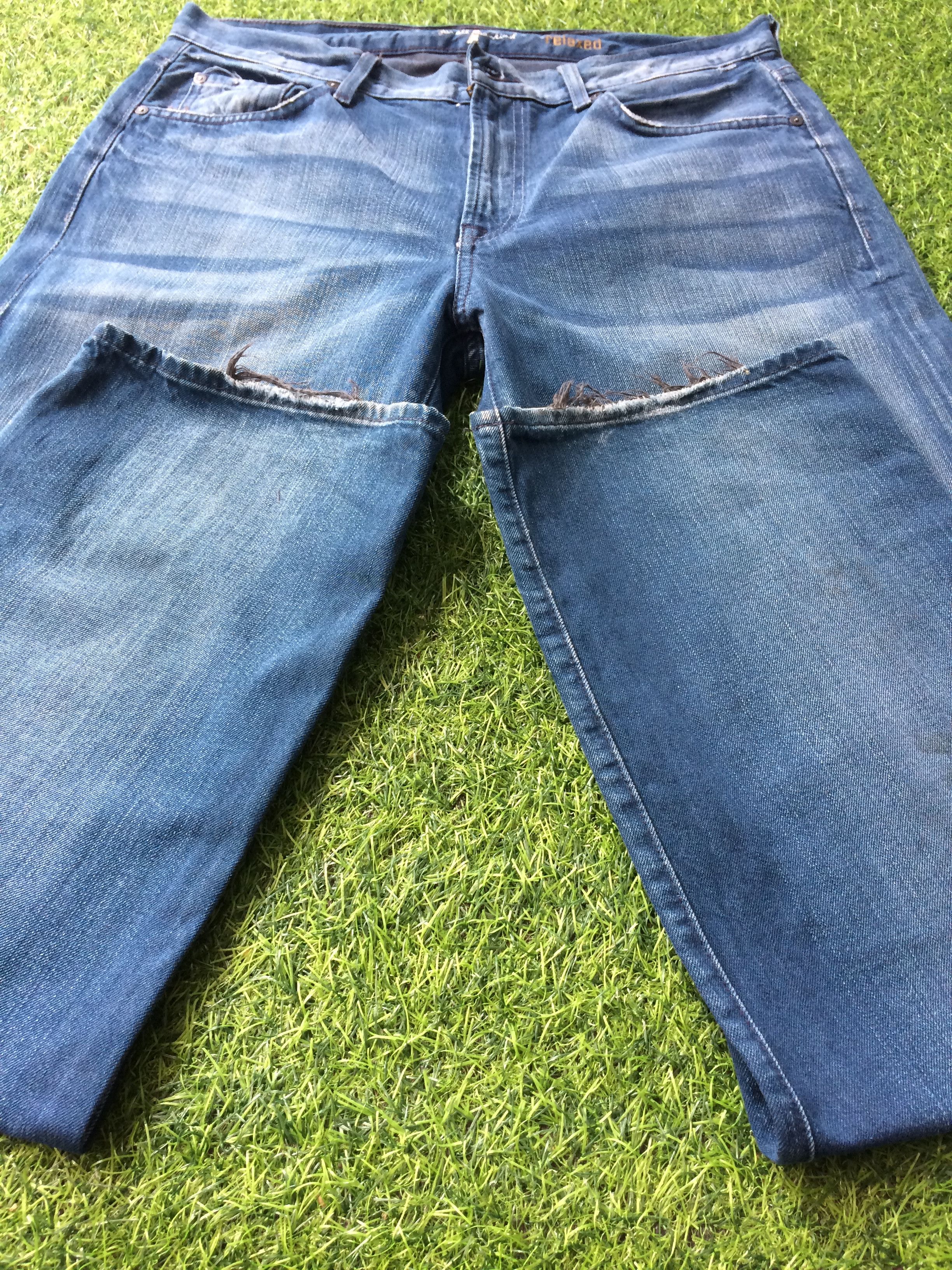7 For All Mankind × Designer × Jean 7 For All Mankind Relaxed Straight Jeans A Pocket #B-968 Size US 34 / EU 50 - 6 Thumbnail