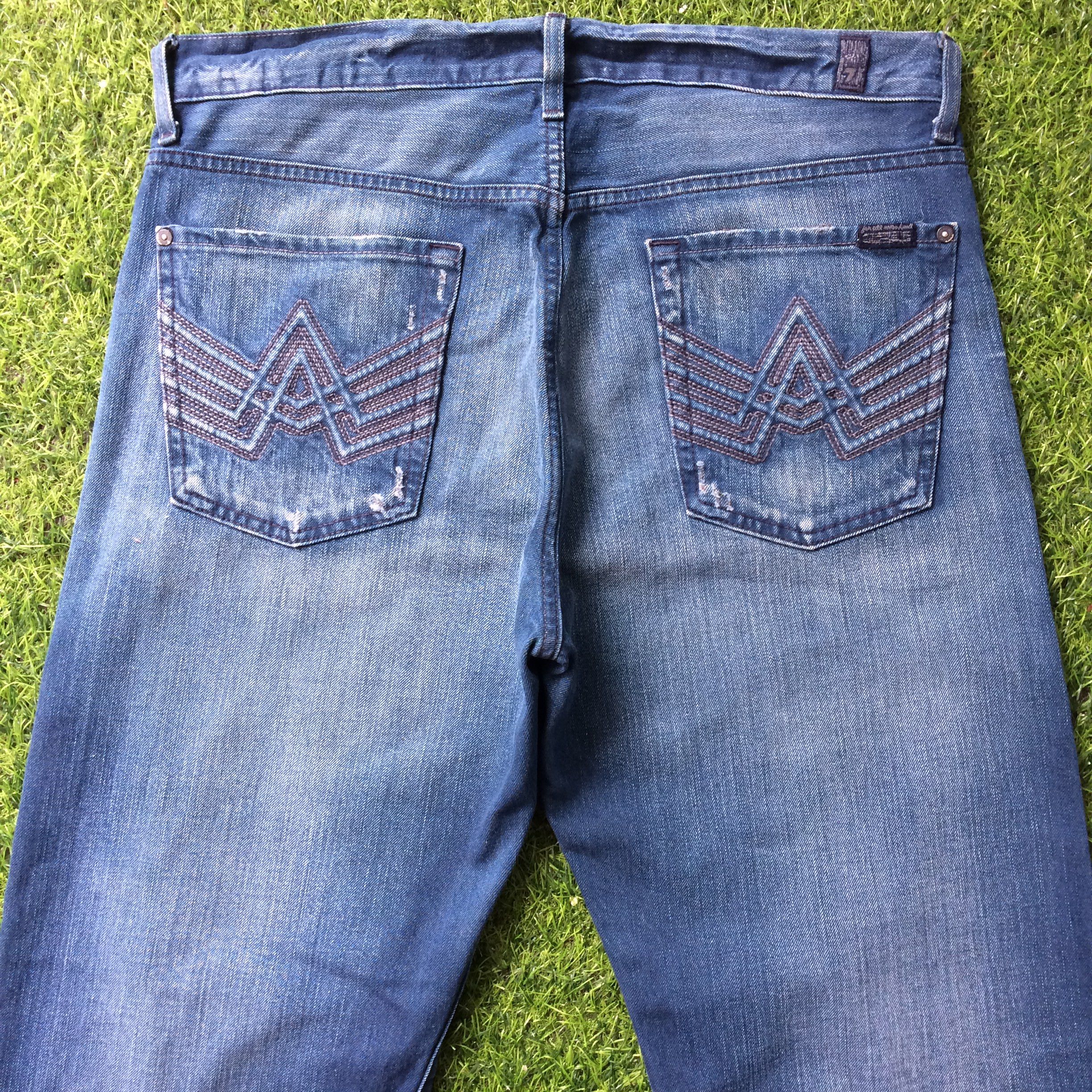 7 For All Mankind Relaxed Straight Jeans A Pocket #B-968