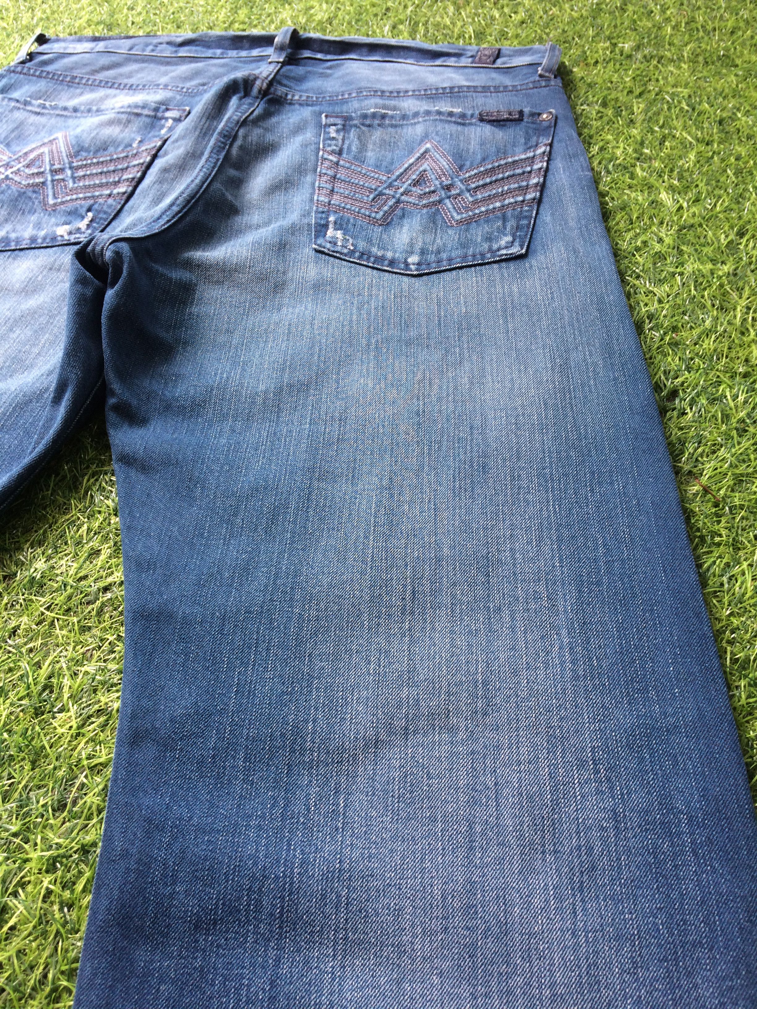 7 For All Mankind × Designer × Jean 7 For All Mankind Relaxed Straight Jeans A Pocket #B-968 Size US 34 / EU 50 - 8 Thumbnail