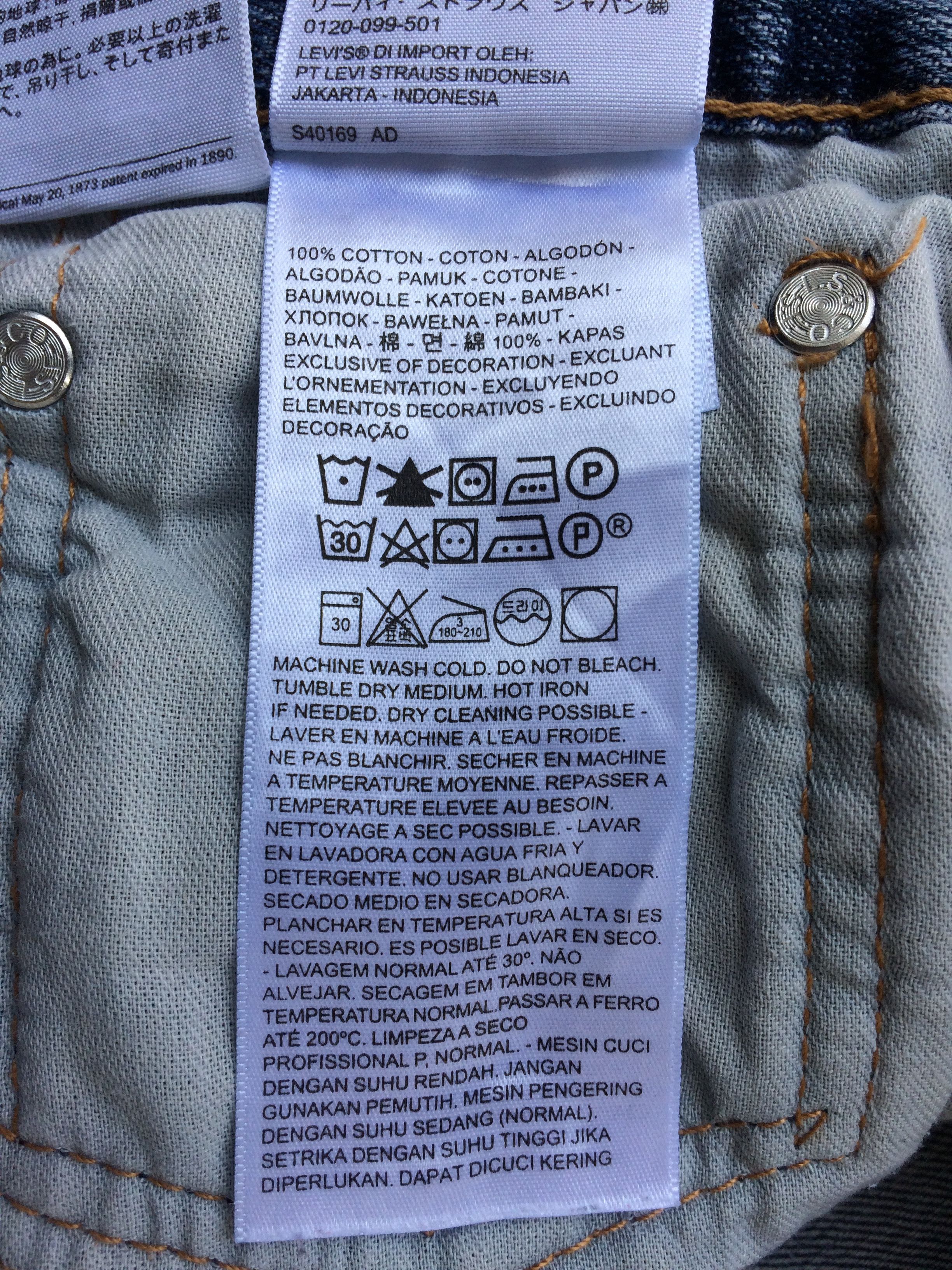 Levi's Vintage Distressed Levis 559 Jeans #B-425 Size US 34 / EU 50 - 11 Thumbnail