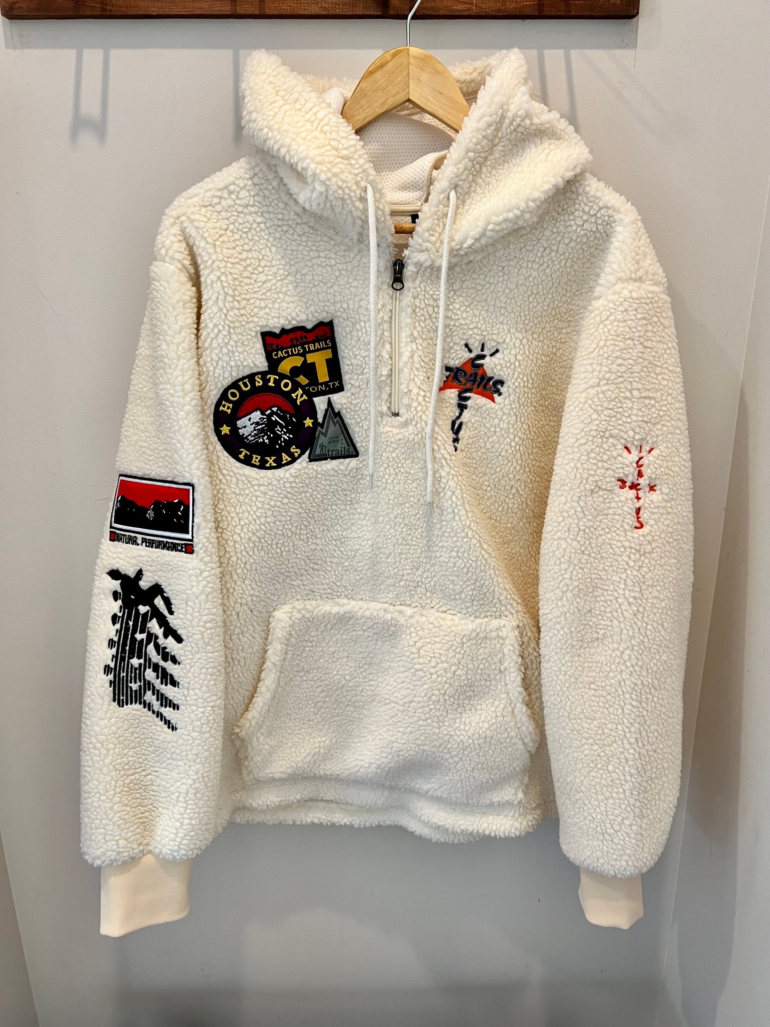 fast ship TRAVIS SCOTT CACTUS TRAILS HALF ZIP FLEECE SHERPA | www ...