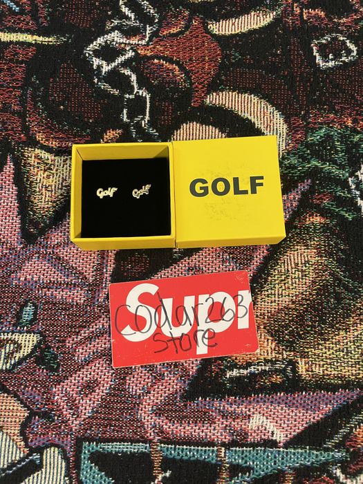 Golf Wang GOLF Wang Cursive Earrings - Tyler, the Creator Tour