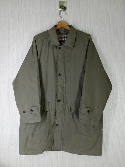 Burberry RARE VINTAGE 90S BURBERRY NOVA CHECK TRANCH COAT Size US L / EU 52-54 / 3 - 3 Thumbnail