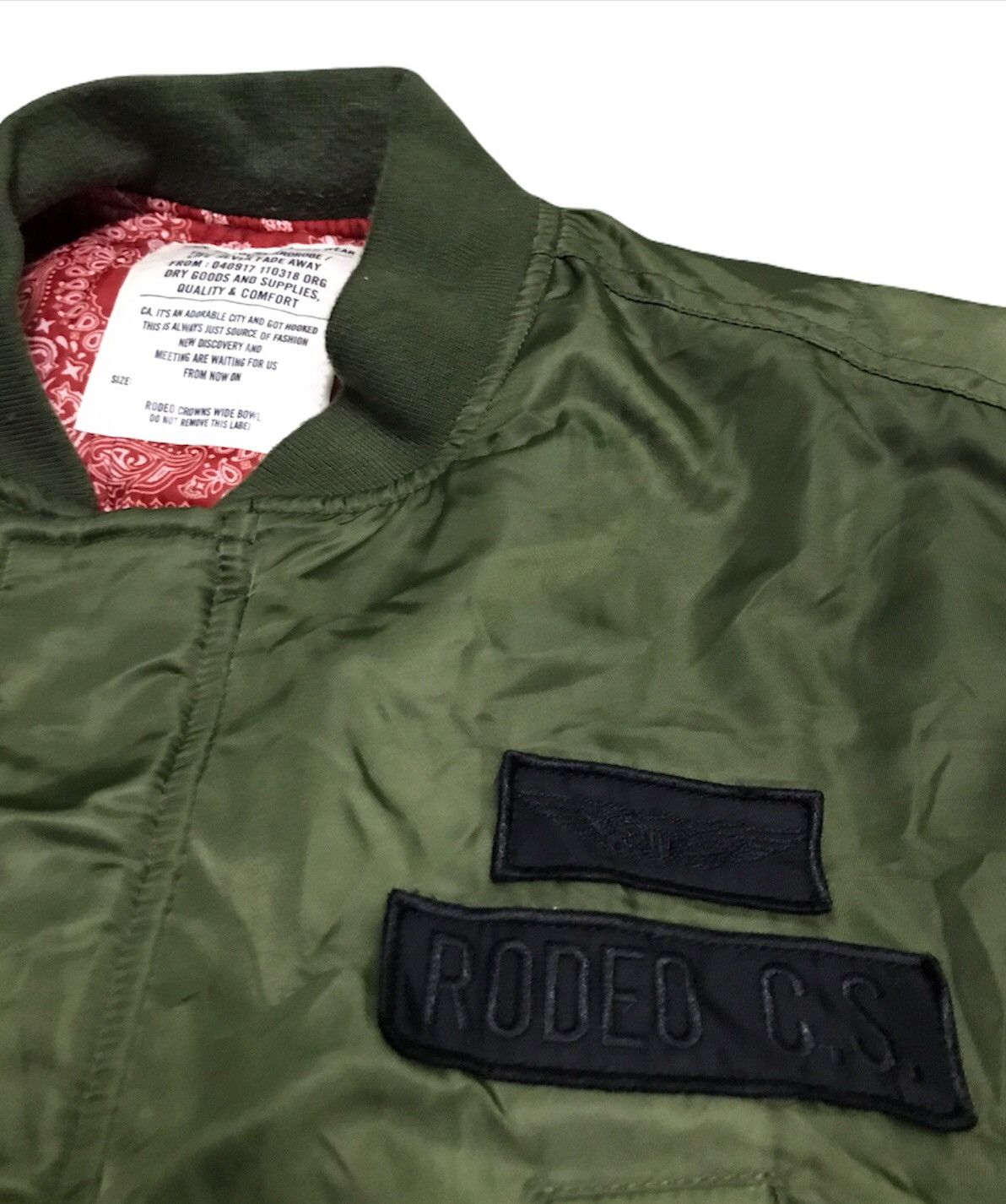 Japanese Brand Rodeo crown flight jacket Size US L / EU 52-54 / 3 - 4 Thumbnail