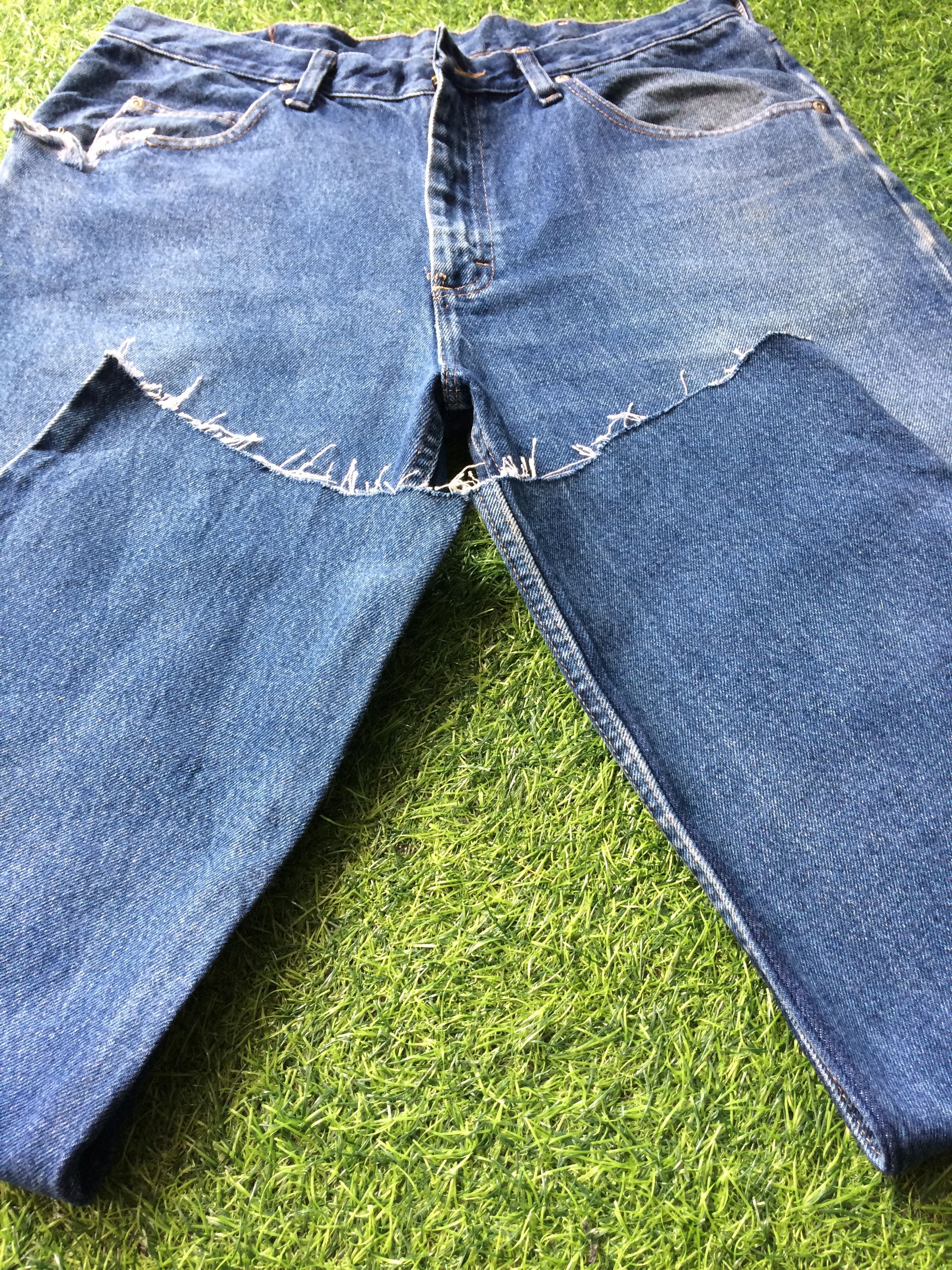 Other Vintage Faded Relaxed Fit Jeans #B-805 Size US 35 - 5 Thumbnail