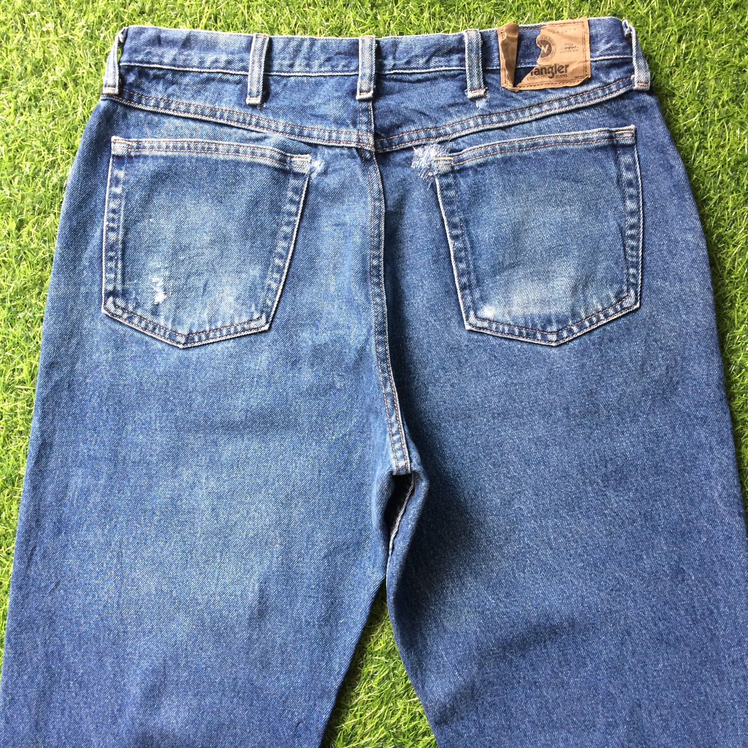 Other Vintage Faded Relaxed Fit Jeans #B-805 Size US 35 - 4 Thumbnail