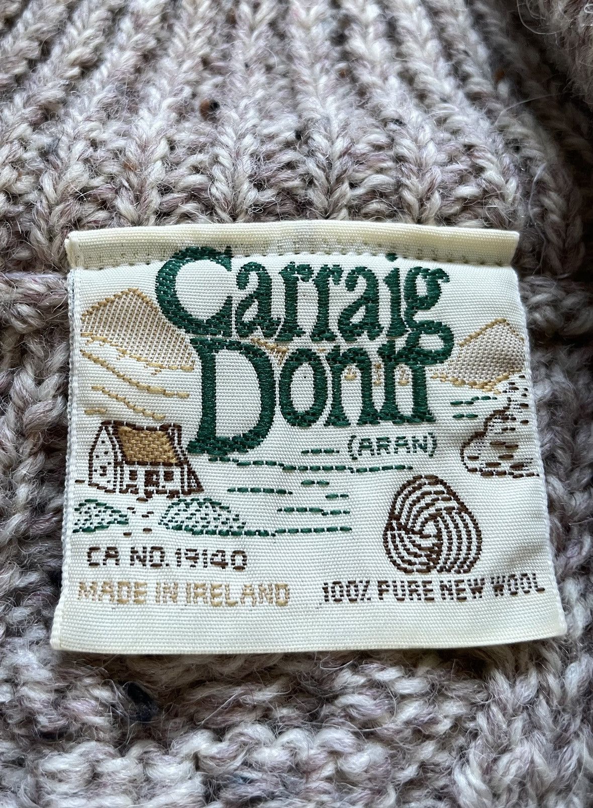Carraig Donn Carraig Donn × Cable Knit Sweater × Vintage Size US XL / EU 56 / 4 - 3 Thumbnail