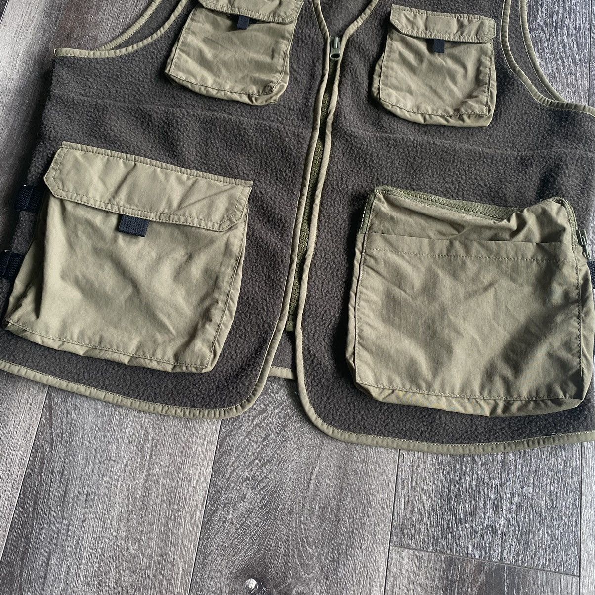 Urban Outfitters Vintage Urban Outfitters UO Utility Military Zip Up Vest Size US L / EU 52-54 / 3 - 4 Thumbnail
