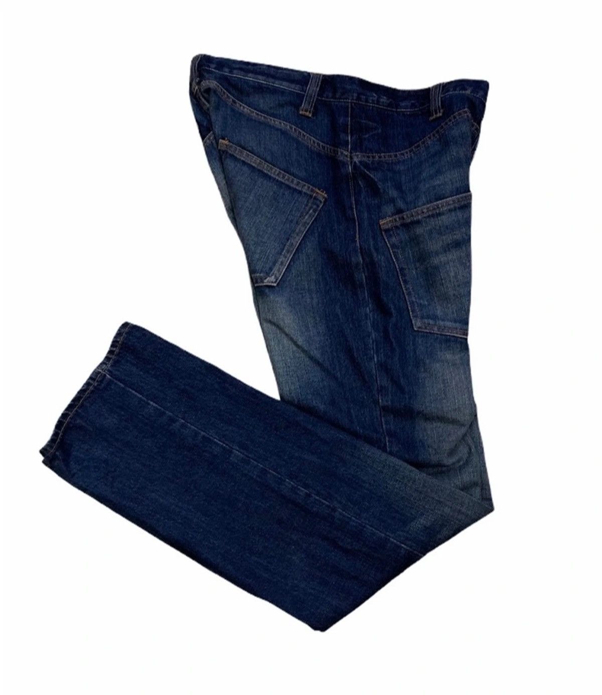 Japanese Brand × Vintage Rare design custom pocket jeans by Royale blue Size US 34 / EU 50 - 8 Thumbnail