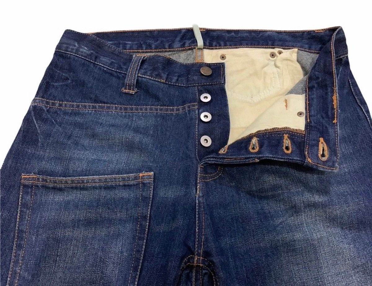 Japanese Brand × Vintage Rare design custom pocket jeans by Royale blue Size US 34 / EU 50 - 4 Thumbnail