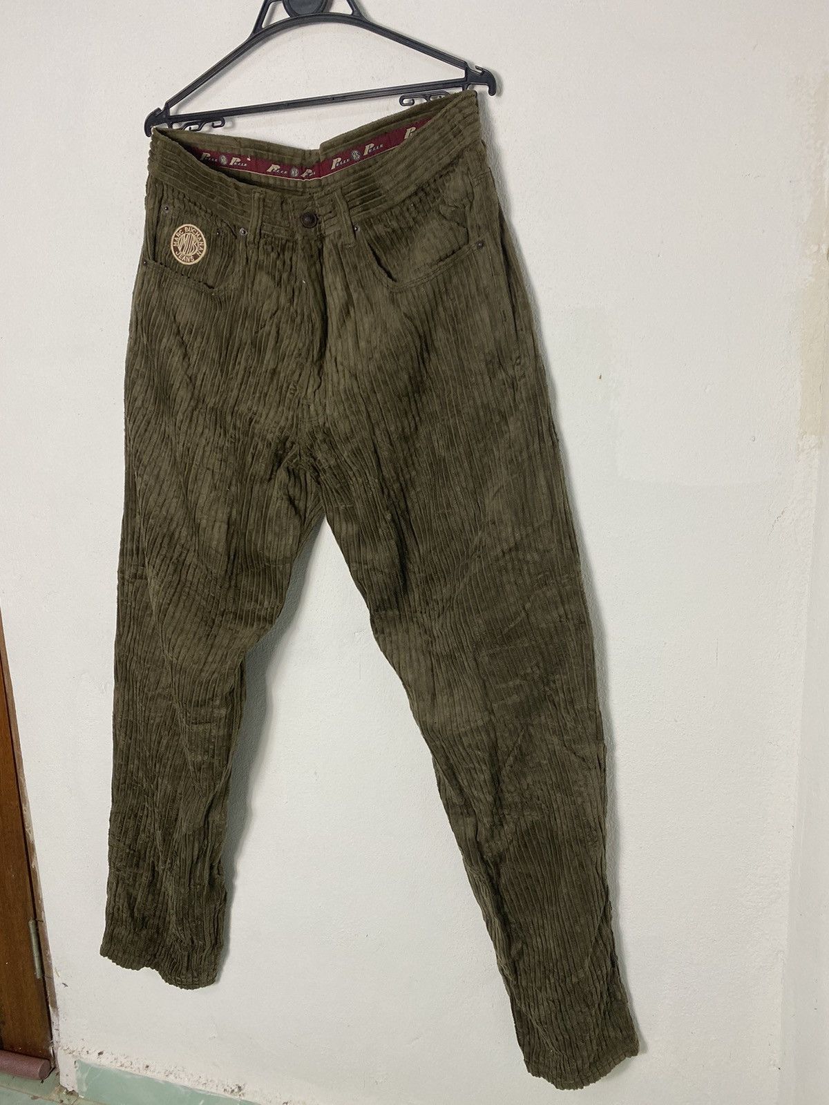 Marc Buchanan Vintage Corduroy Pelle Pelle Size US 34 / EU 50 - 2 Thumbnail