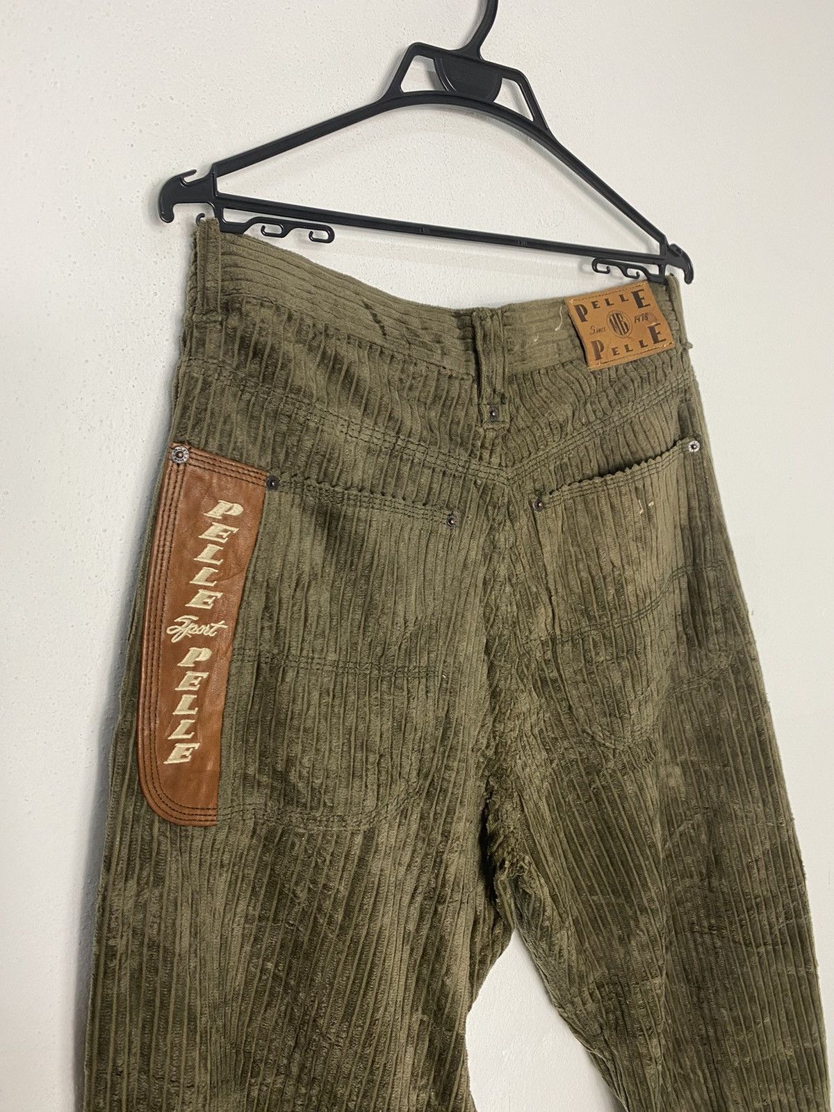 Marc Buchanan Vintage Corduroy Pelle Pelle Size US 34 / EU 50 - 6 Thumbnail