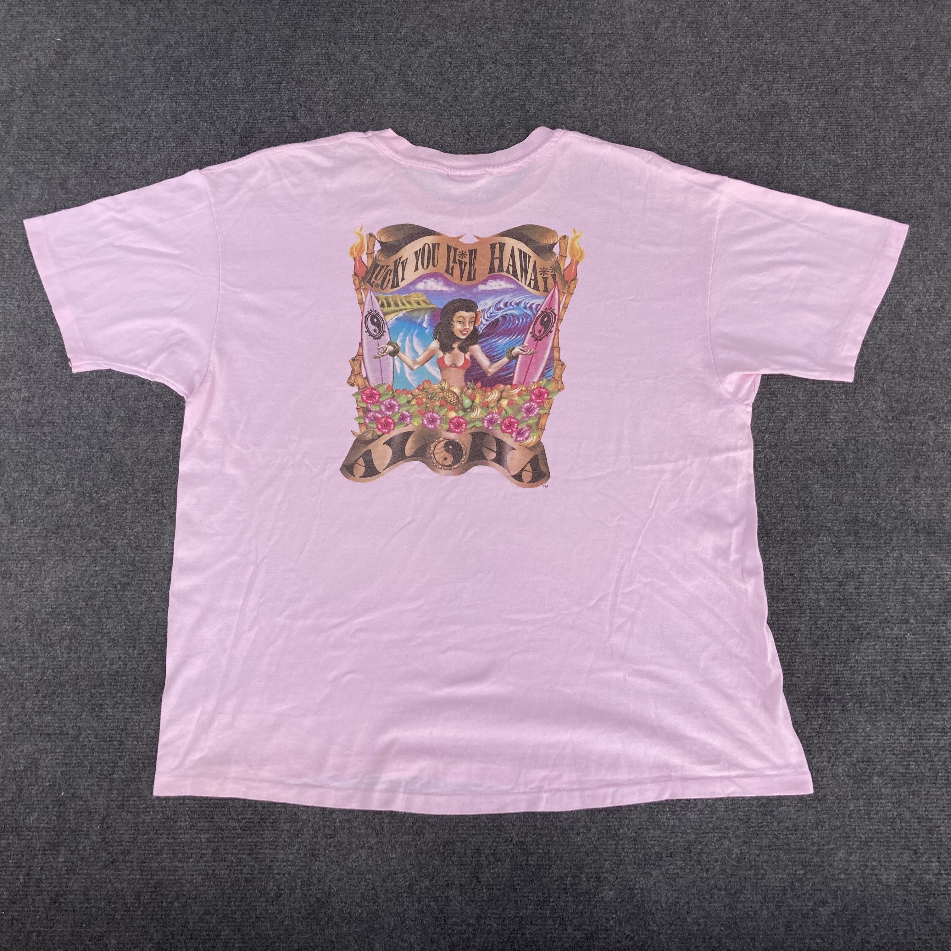 T&C SurfBoard Aloha Hawaii 90s Rare T shirt