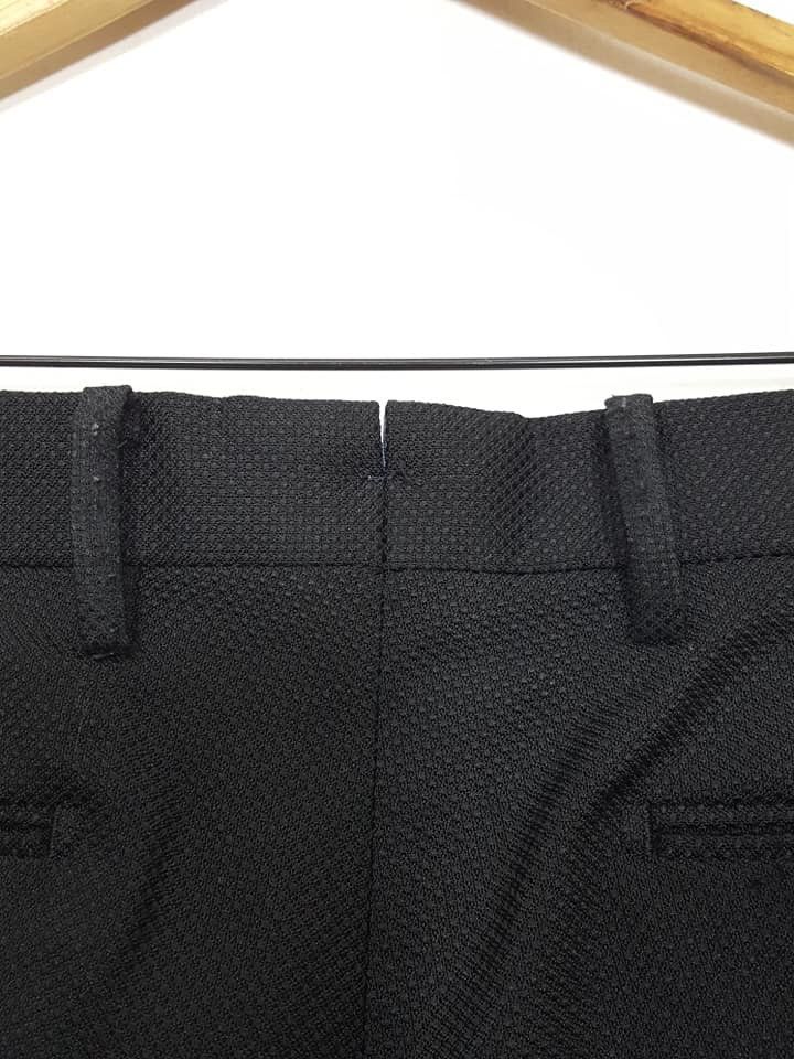 Mackintosh Mackintosh Philosophy Black Slim Fit Polyester Pant Size US 33 - 9 Thumbnail