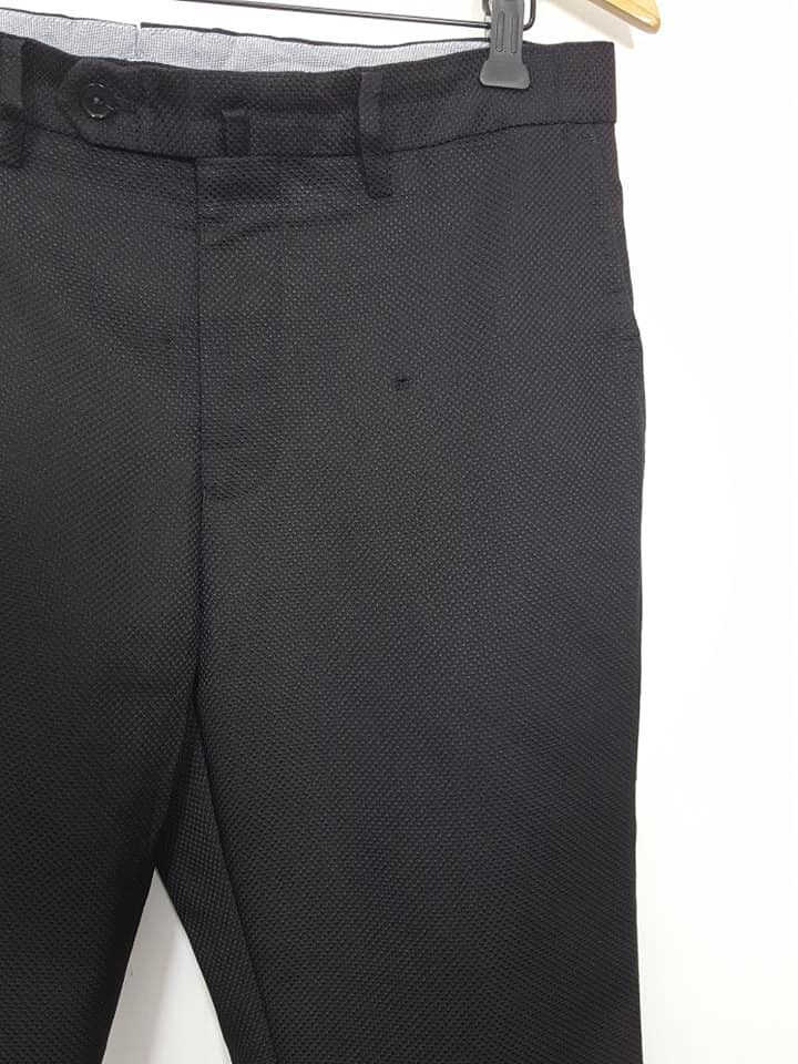 Mackintosh Mackintosh Philosophy Black Slim Fit Polyester Pant Size US 33 - 4 Thumbnail