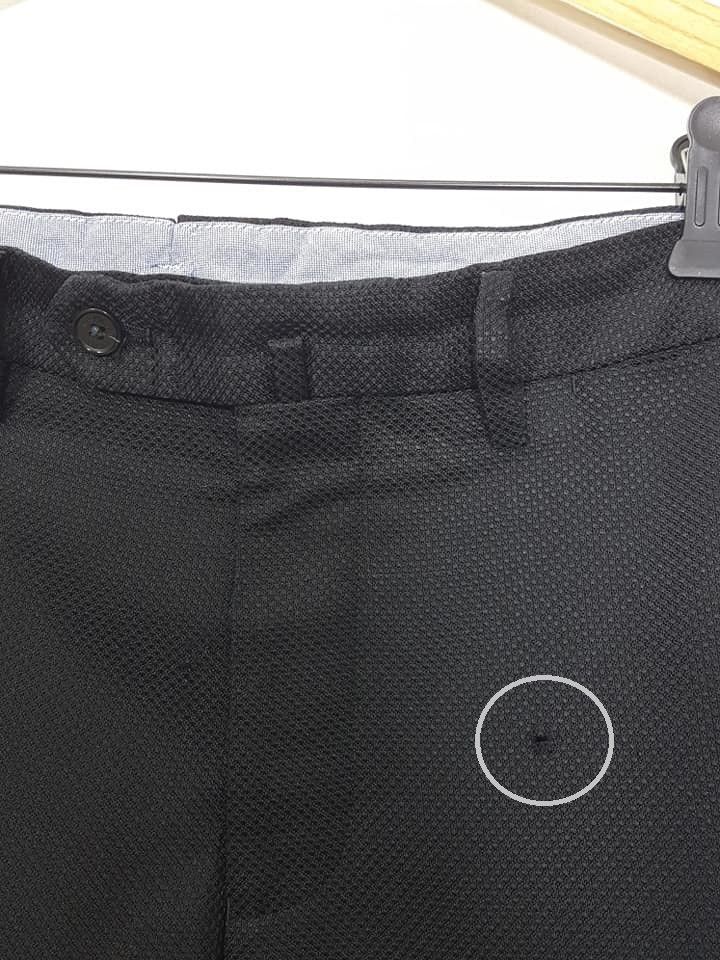 Mackintosh Mackintosh Philosophy Black Slim Fit Polyester Pant Size US 33 - 5 Thumbnail