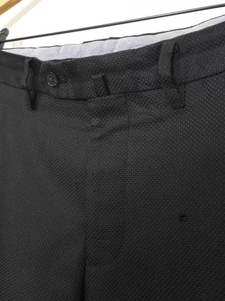 Mackintosh Mackintosh Philosophy Black Slim Fit Polyester Pant Size US 33 - 7 Thumbnail
