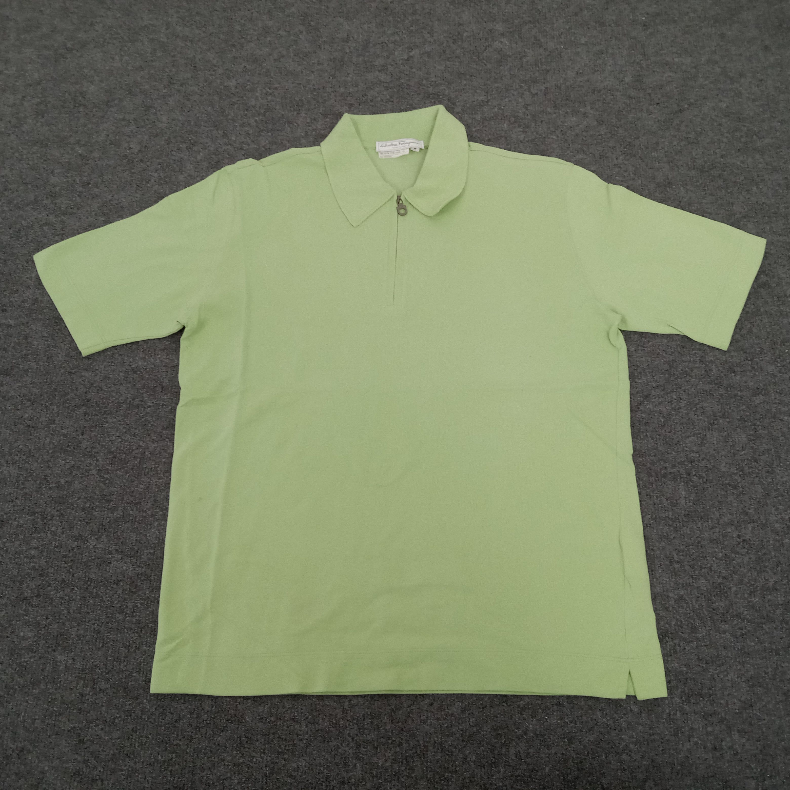Salvatore Ferragamo × Vintage SALVATORE FERRAGAMO Italian Brand Polo Shirt Size US L / EU 52-54 / 3 - 1 Thumbnail