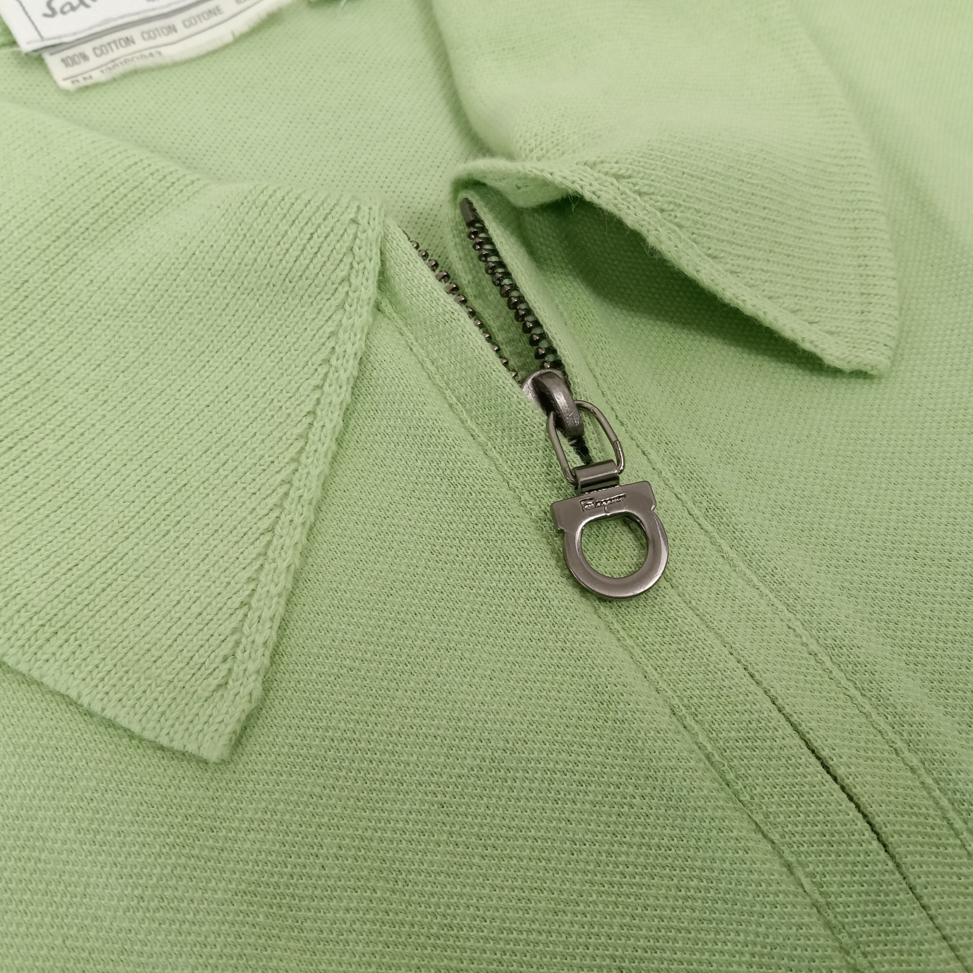 Salvatore Ferragamo × Vintage SALVATORE FERRAGAMO Italian Brand Polo Shirt Size US L / EU 52-54 / 3 - 4 Thumbnail