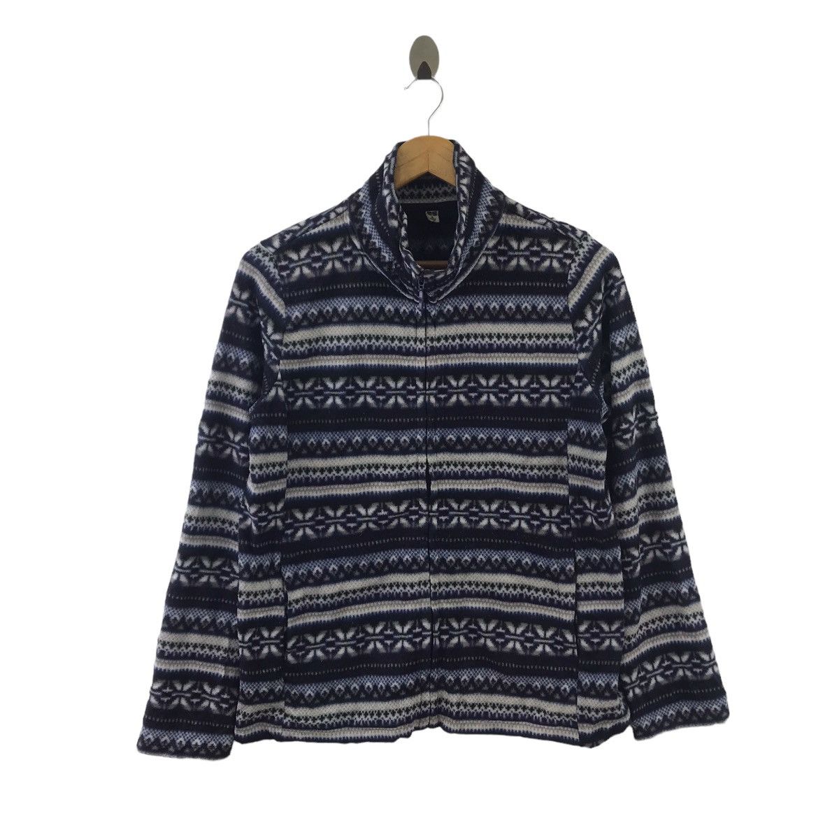 UNIQLO Black and Grey Navajo Aztec Native Overprint