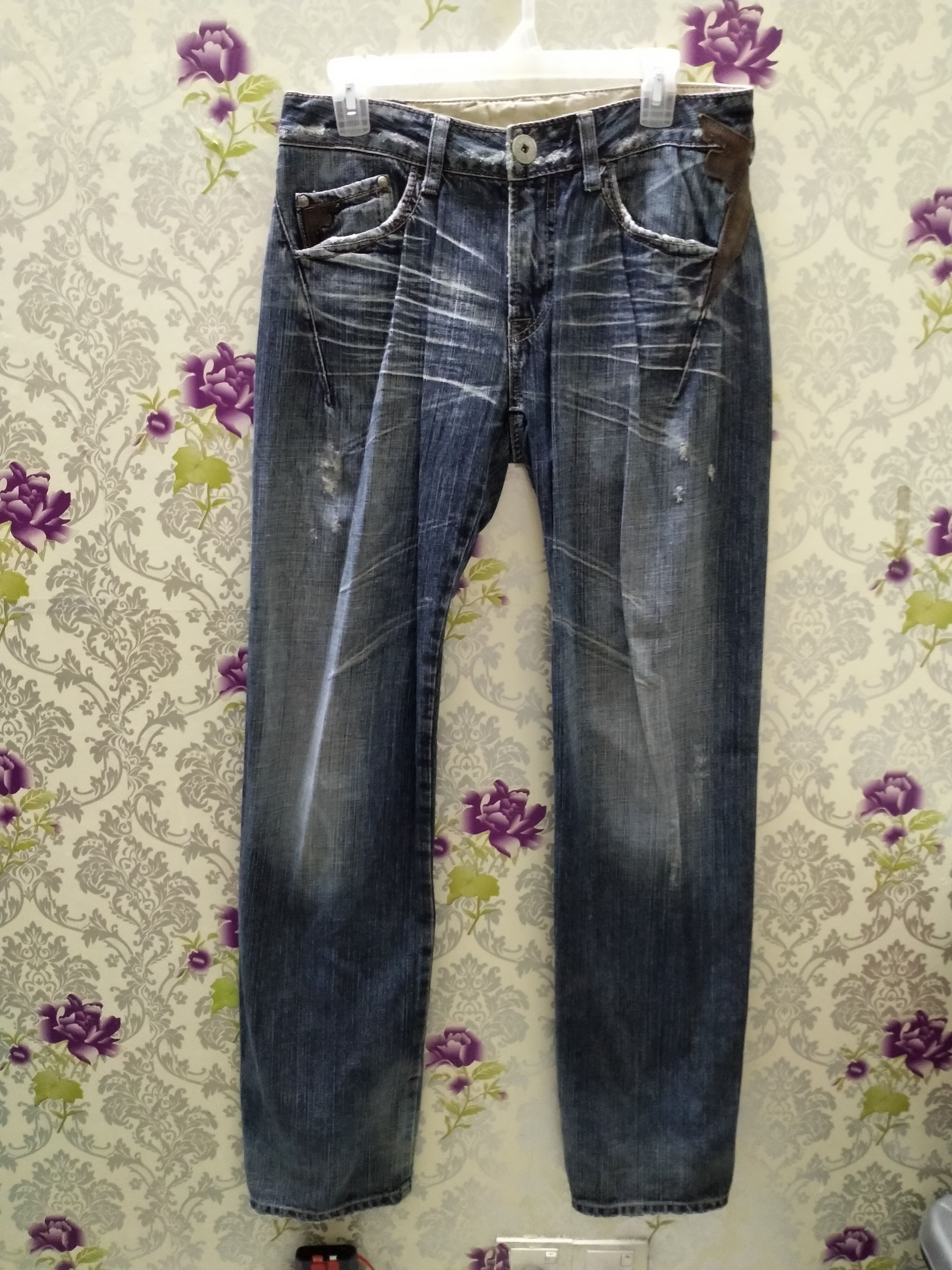 Issey Miyake MFG JEANS DE LE LOGO BACK Size US 32 / EU 48 - 6 Thumbnail