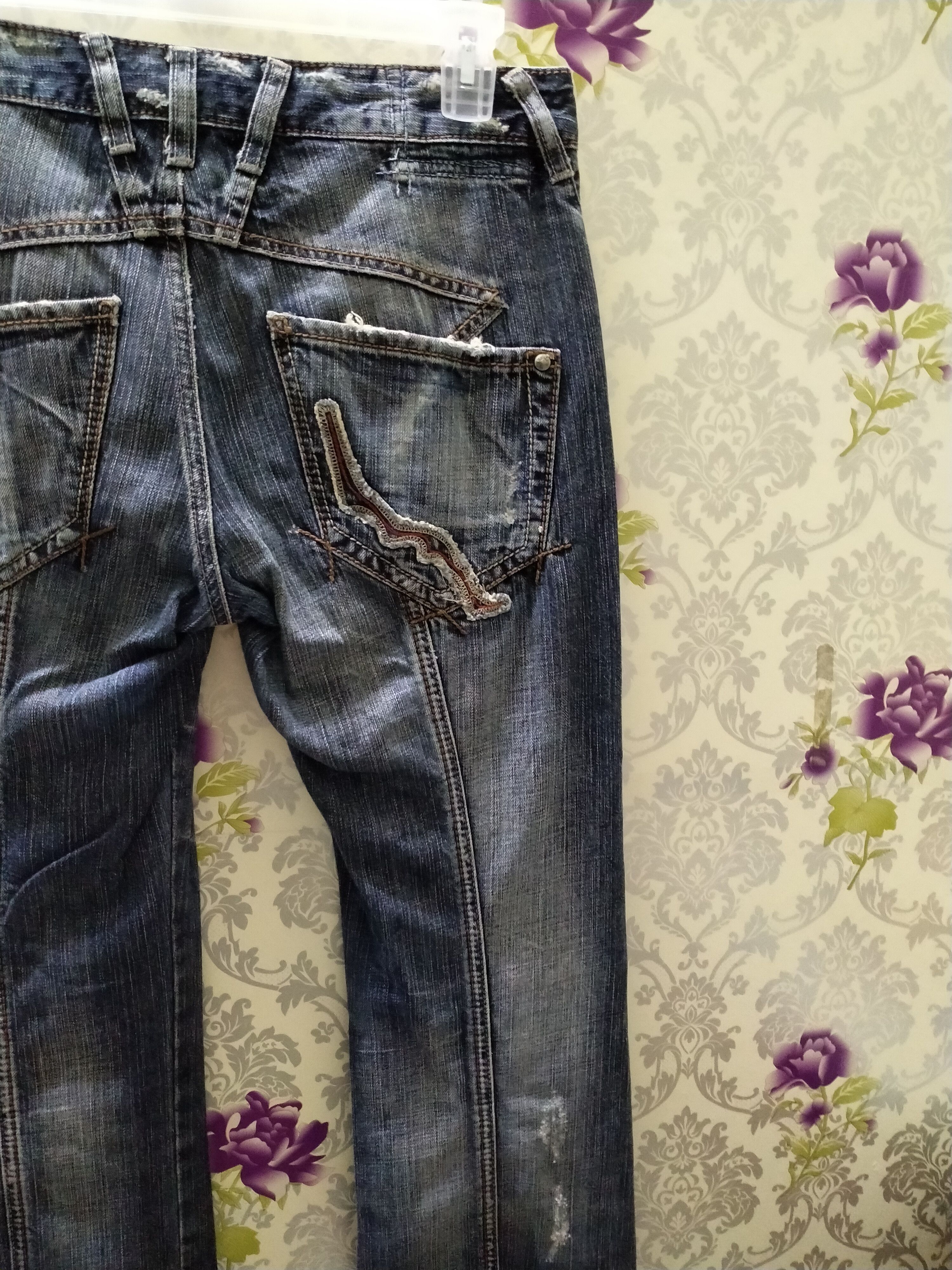 Issey Miyake MFG JEANS DE LE LOGO BACK Size US 32 / EU 48 - 4 Thumbnail