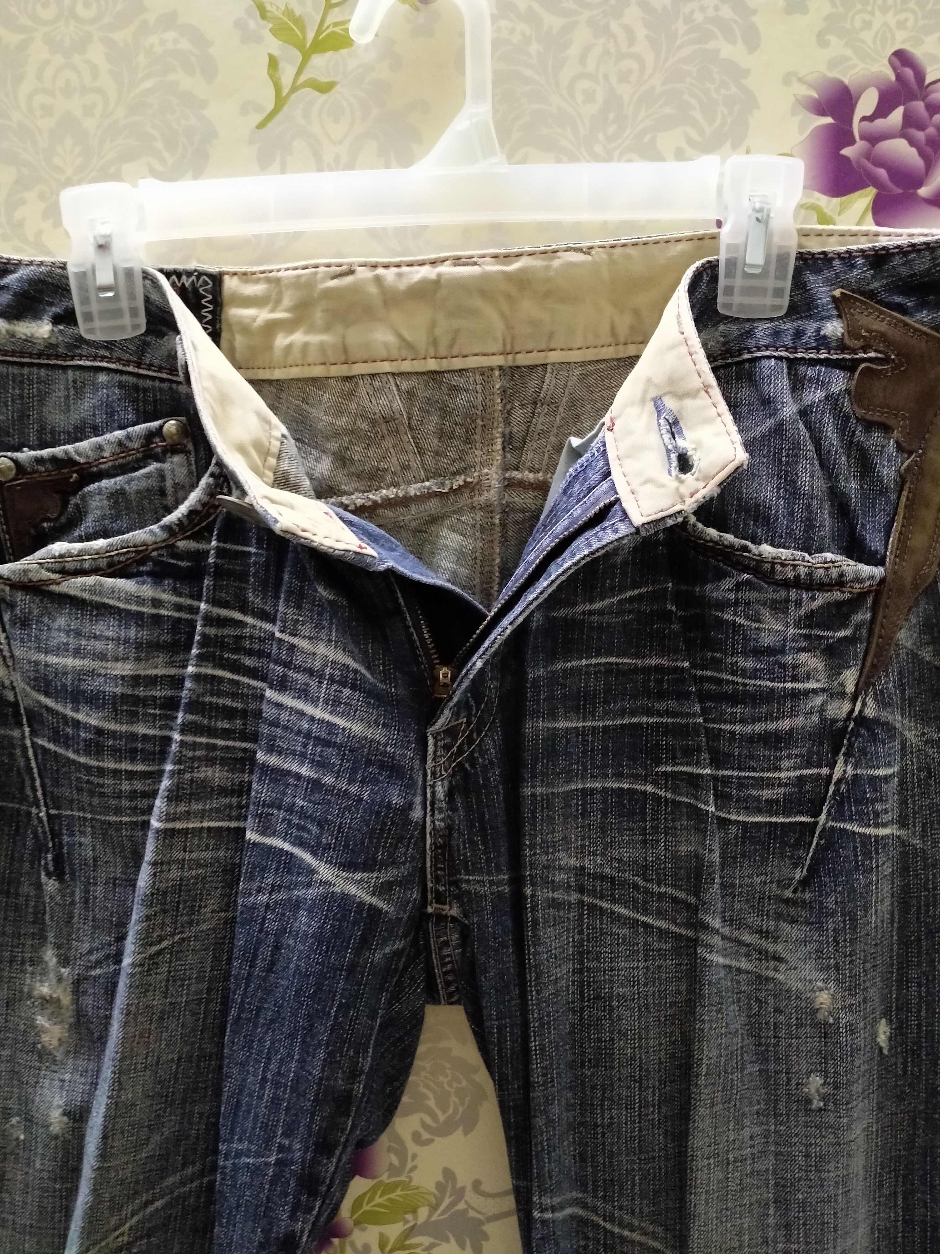 Issey Miyake MFG JEANS DE LE LOGO BACK Size US 32 / EU 48 - 13 Thumbnail