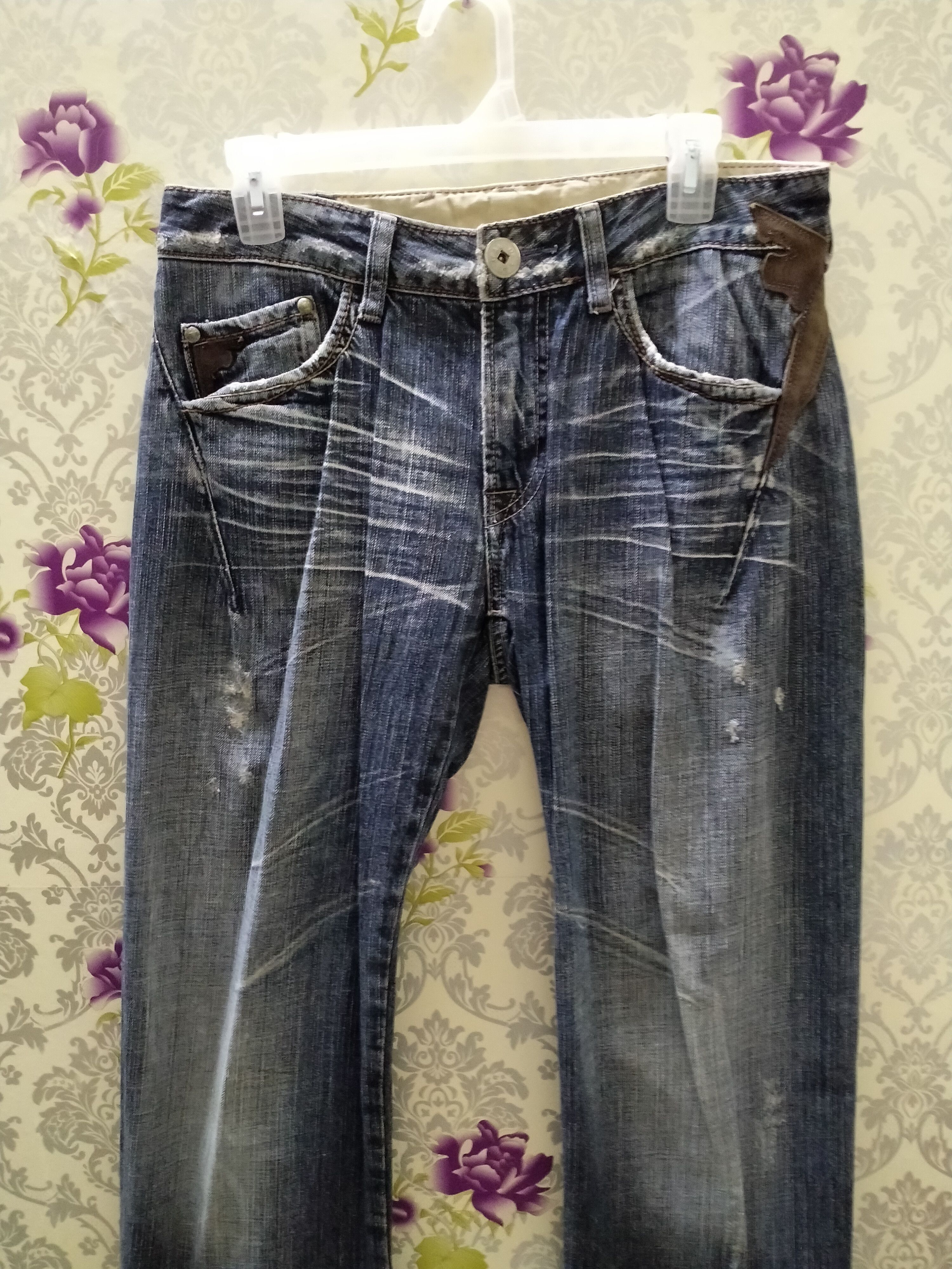 Issey Miyake MFG JEANS DE LE LOGO BACK Size US 32 / EU 48 - 7 Thumbnail