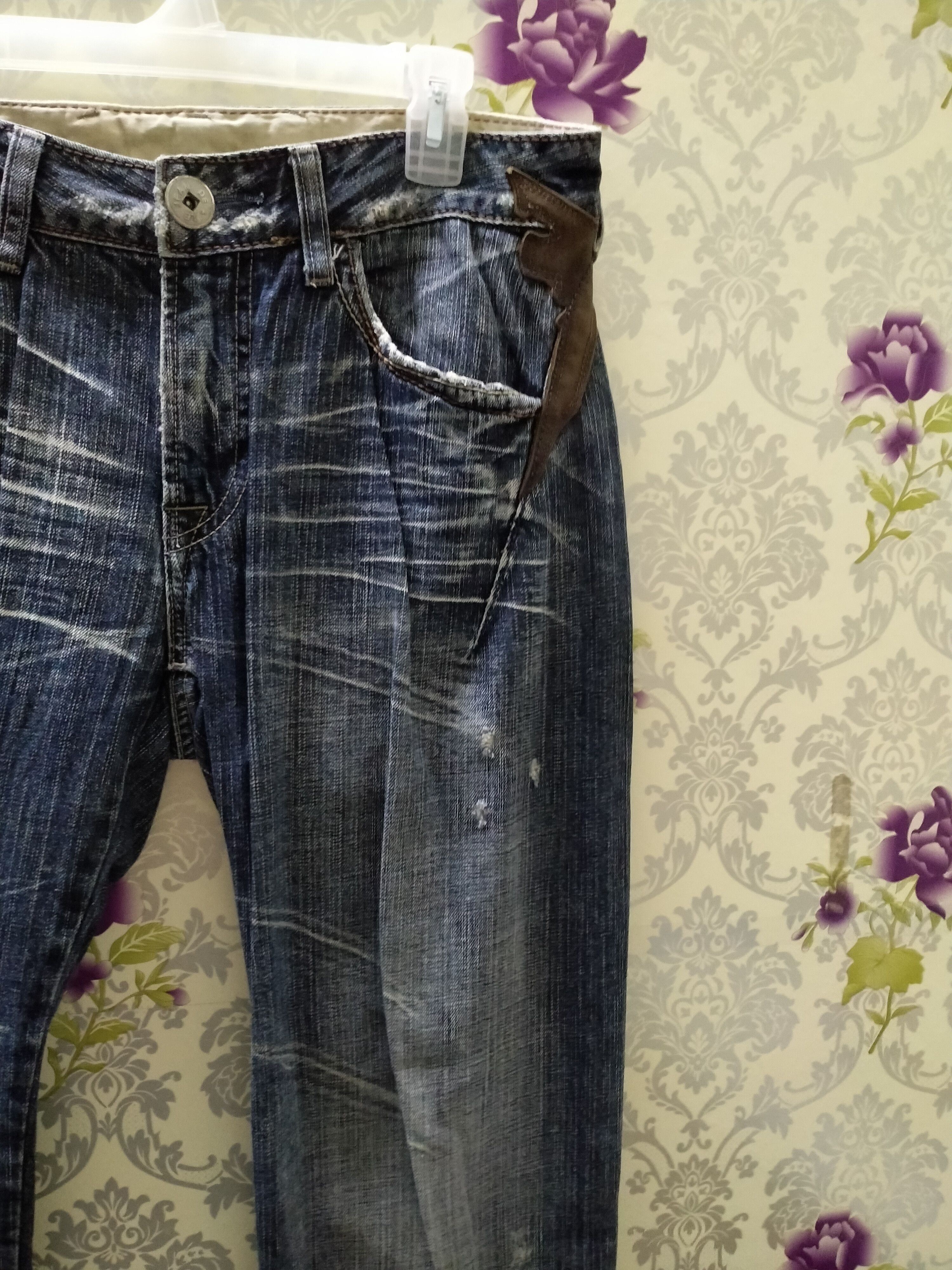 Issey Miyake MFG JEANS DE LE LOGO BACK Size US 32 / EU 48 - 9 Thumbnail