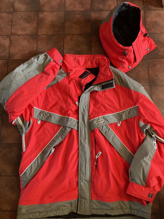 Vintage LIQUID Ski Jacket Medium Snowboarding Sherpa Lined Full Zip